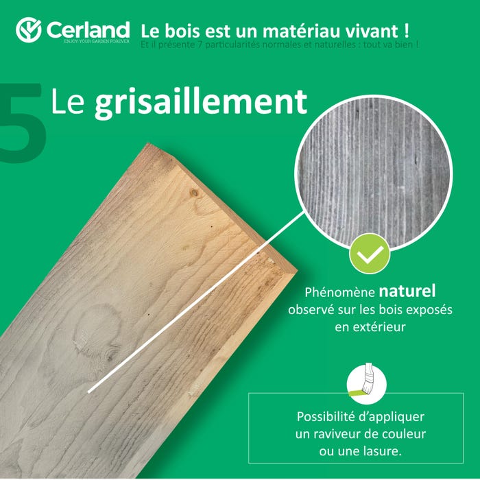 particularités du bois cerland