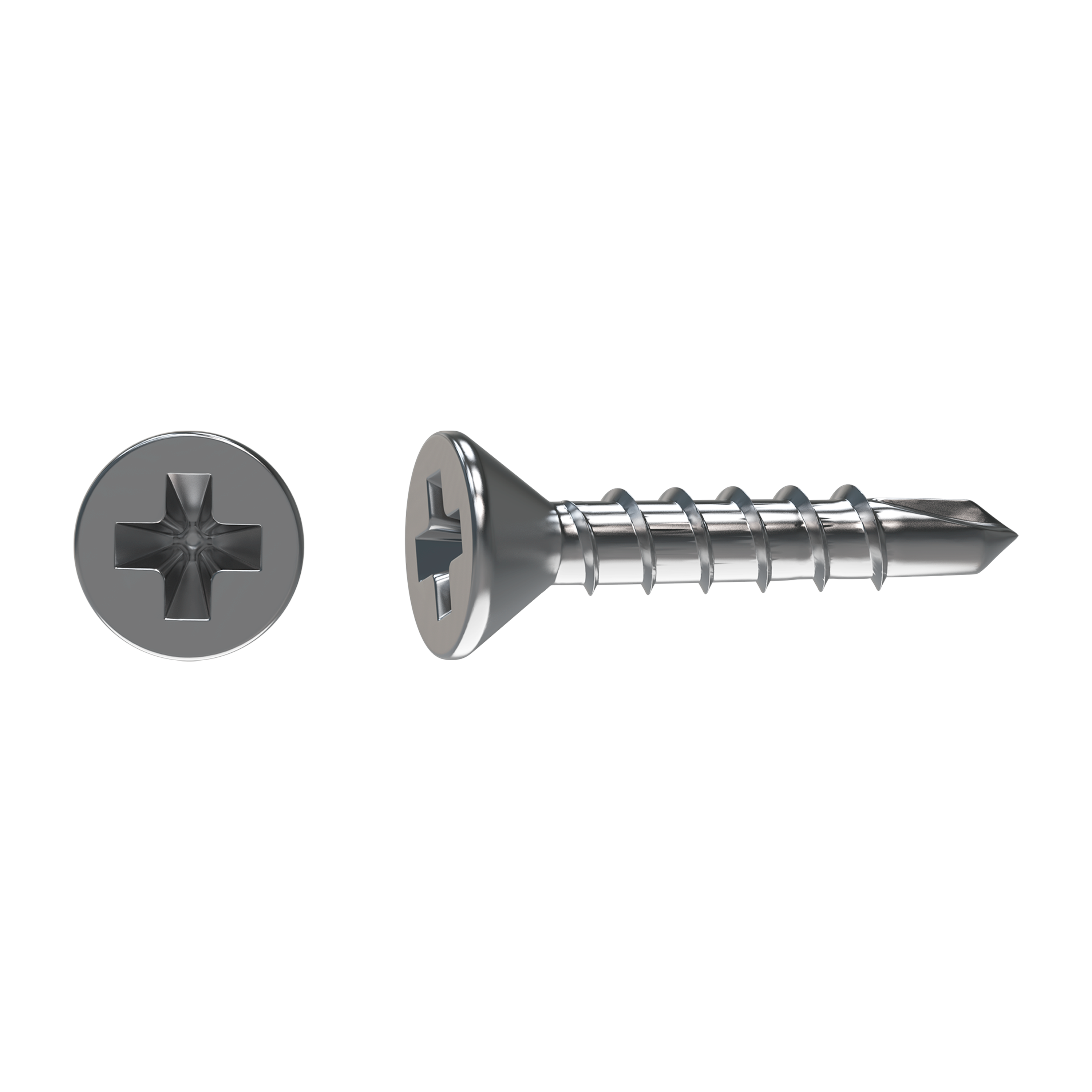 Bolsa 14 Parafusos Autoroscantes cabeça plana oval STANDERS inox C1 4.2x32 - 2