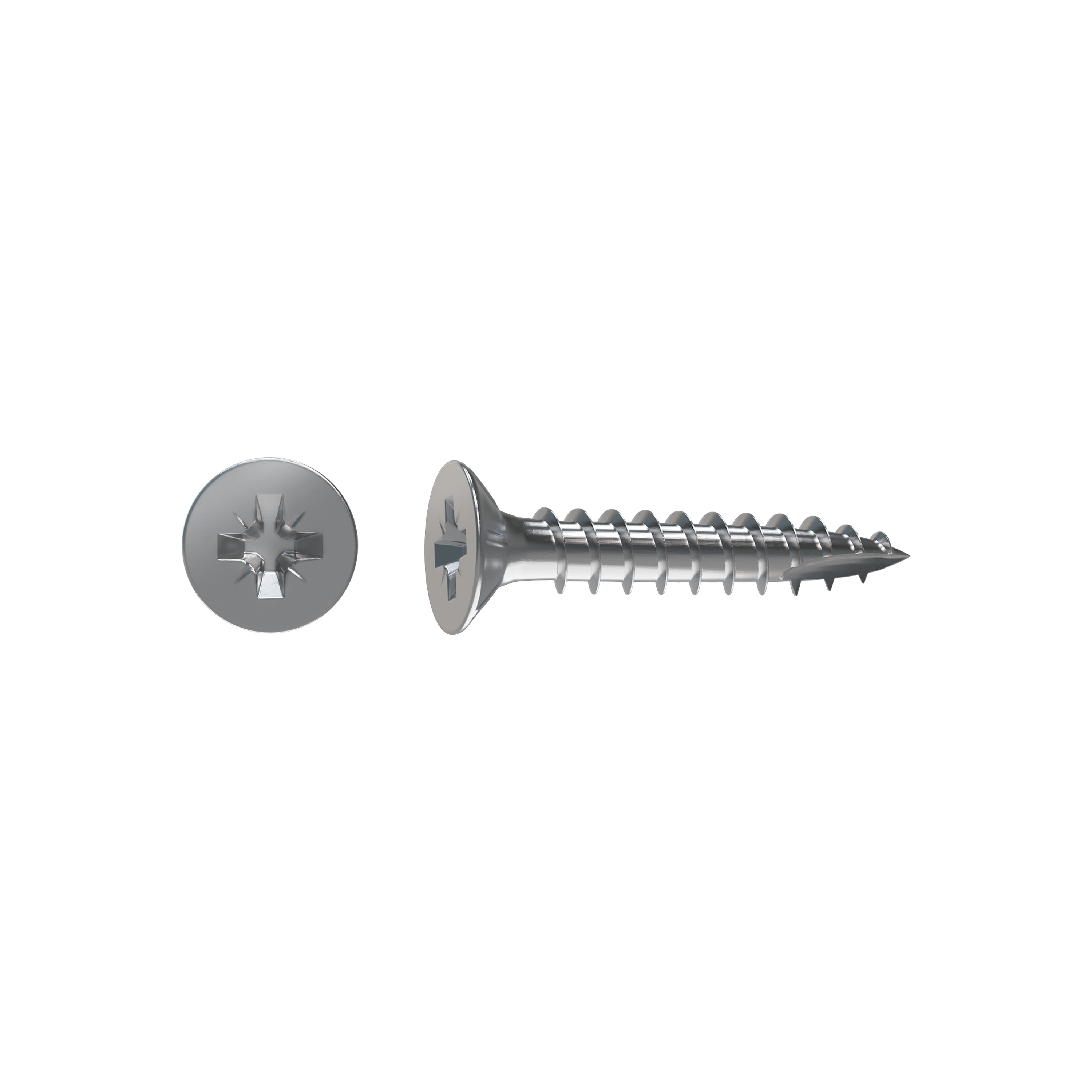 Bolsa 12 Parafusos cabeça plana oval STANDERS inox A4 5x30 - 2