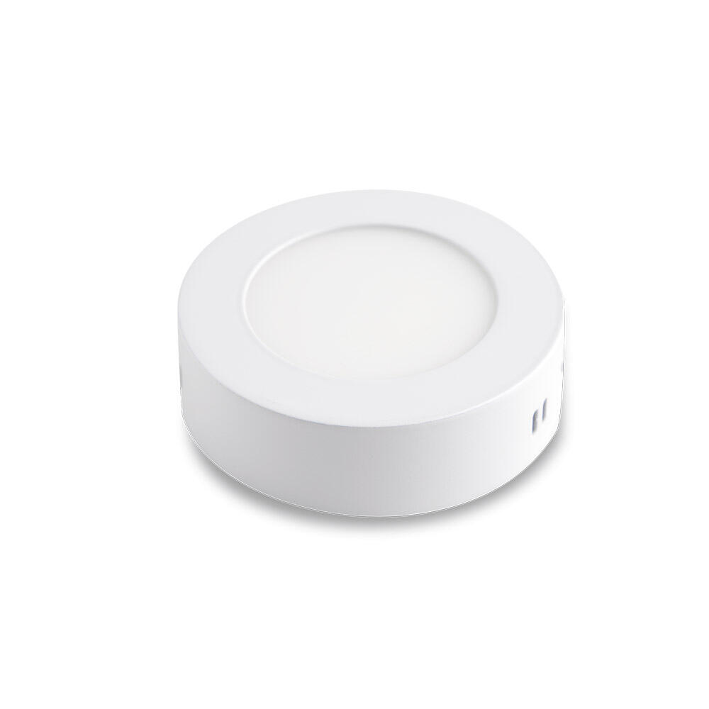 Downlight LED de superficie ALVERLAMP blanco redondo ø12 cm 768 luz blanco neutro 4000K IP20 - Foco LED de superficie para techos - 3