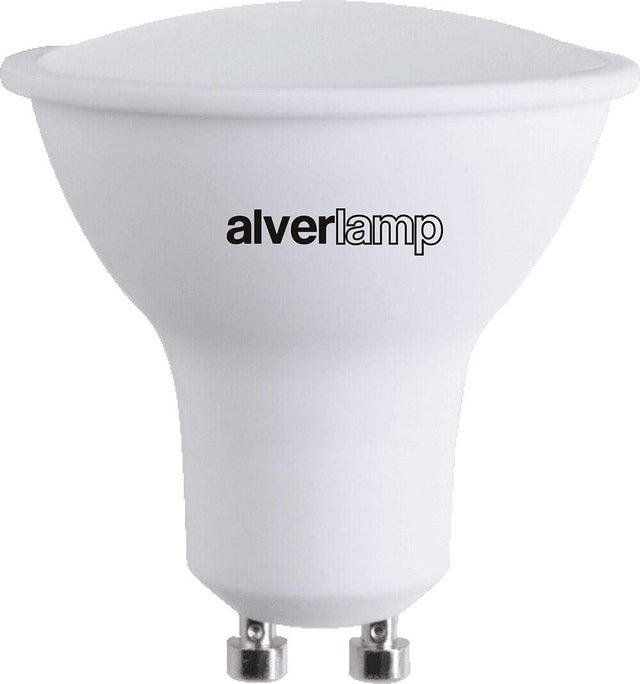 Bombilla LED GU10 forma dicroica 735 lúmenes 7W color de la luz blanco cálido 3000K clase energética E