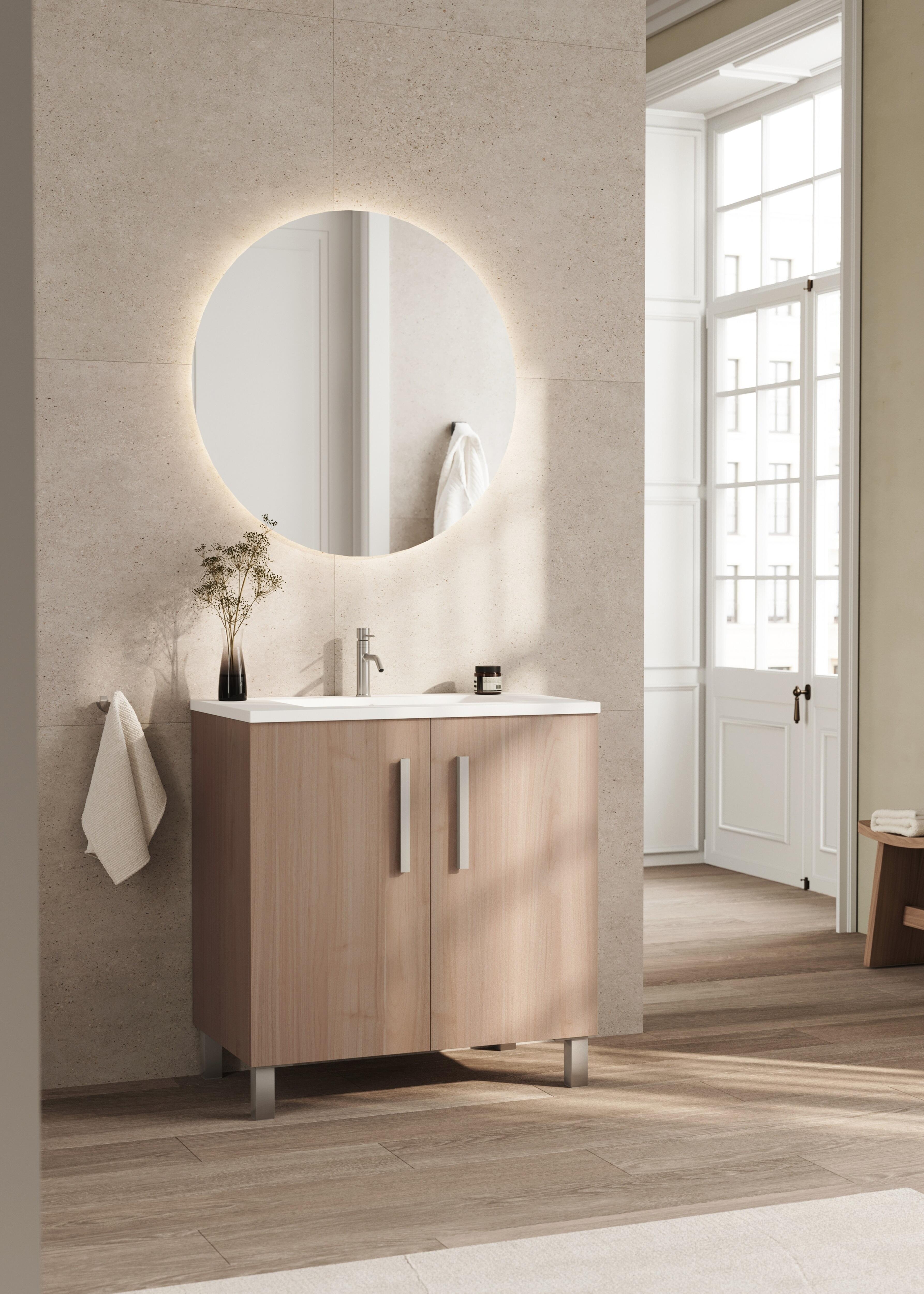 Mueble de baño Nerea nogal