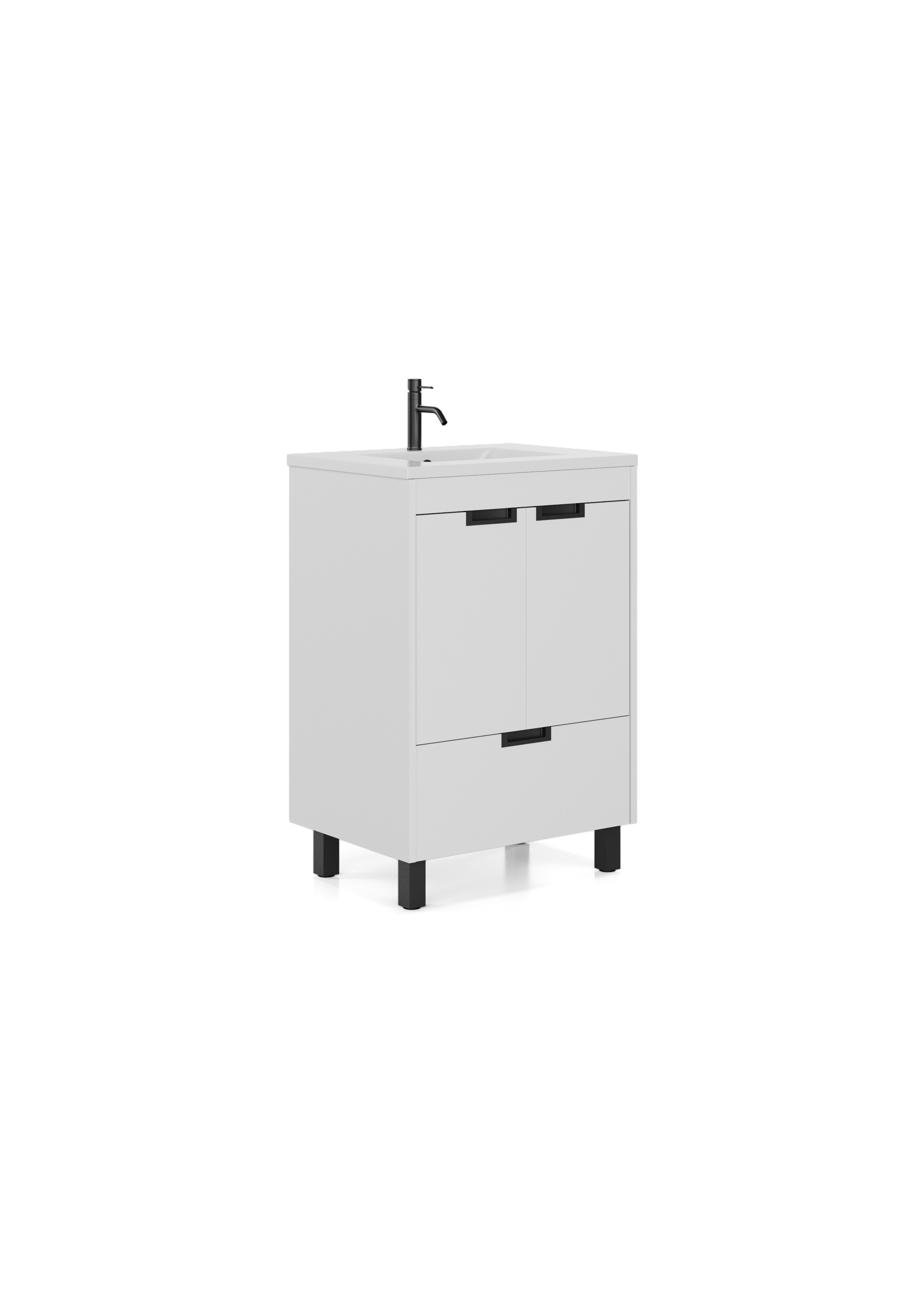 Mueble de baño carol blanco 60x45 cm (lavabo no incluido)