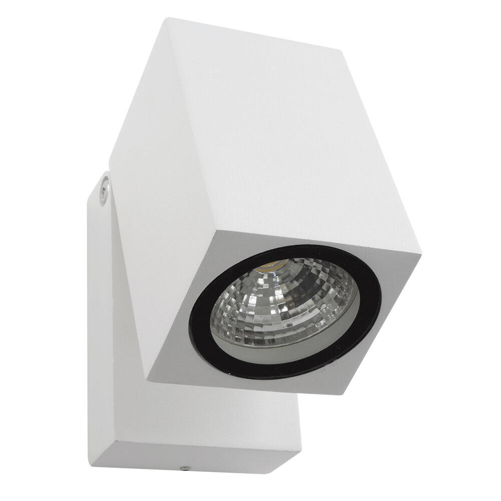 Aplique exterior LED aluminio blanco 535 lm blanco neutro IP54 - 2
