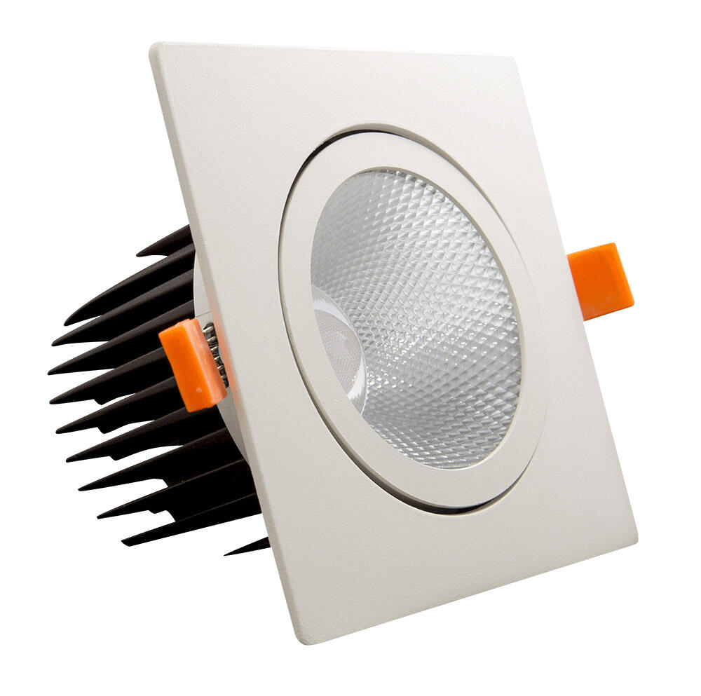 Alverlamp  Downlight Led Empotrable Cuadrado 2520 Luz Cálido 3000K Ip20, Foco Led Empotrado Para Techos Blanco , Leroy Merlin