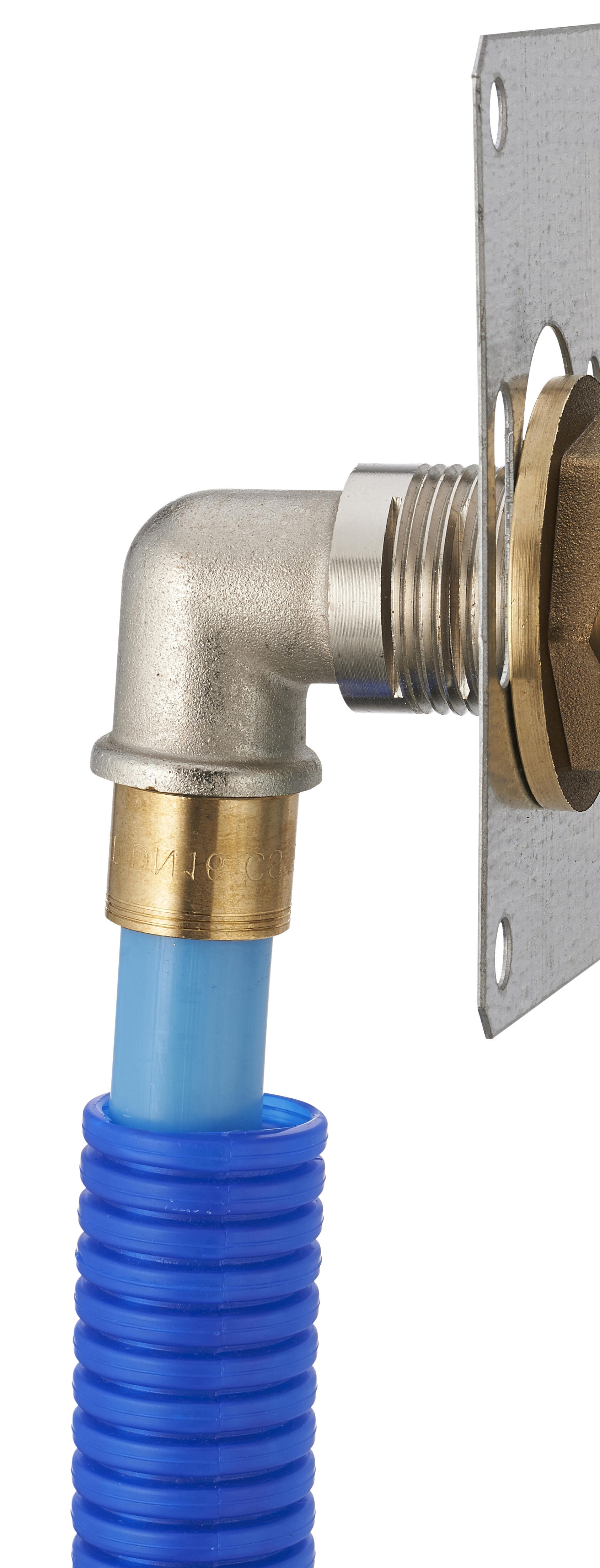 Sortie de cloison mâle à glissement pour tube per, Diam.12 mm 20 x 27 mm - 3