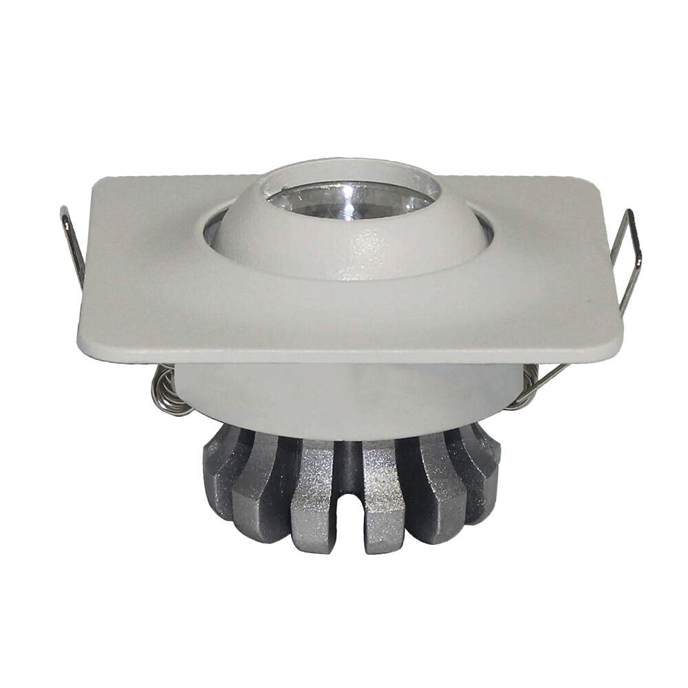 Alverlamp  Downlight Led Empotrable Cuadrado 1024 Luz Neutro 4000K Ip20, Foco Led Empotrado Para Techos Blanco , Leroy Merlin