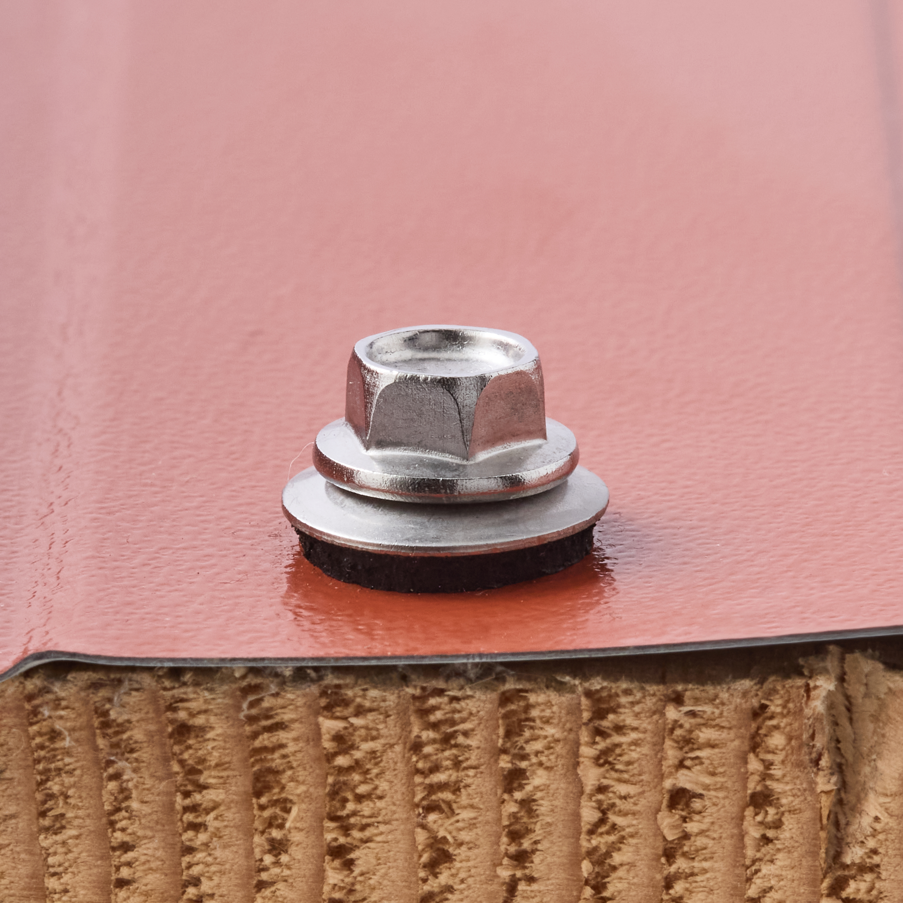 Caixa 50 Parafusos Autoroscantes Sextavado p/telha STANDERS inox a2 4.8x45 - 4