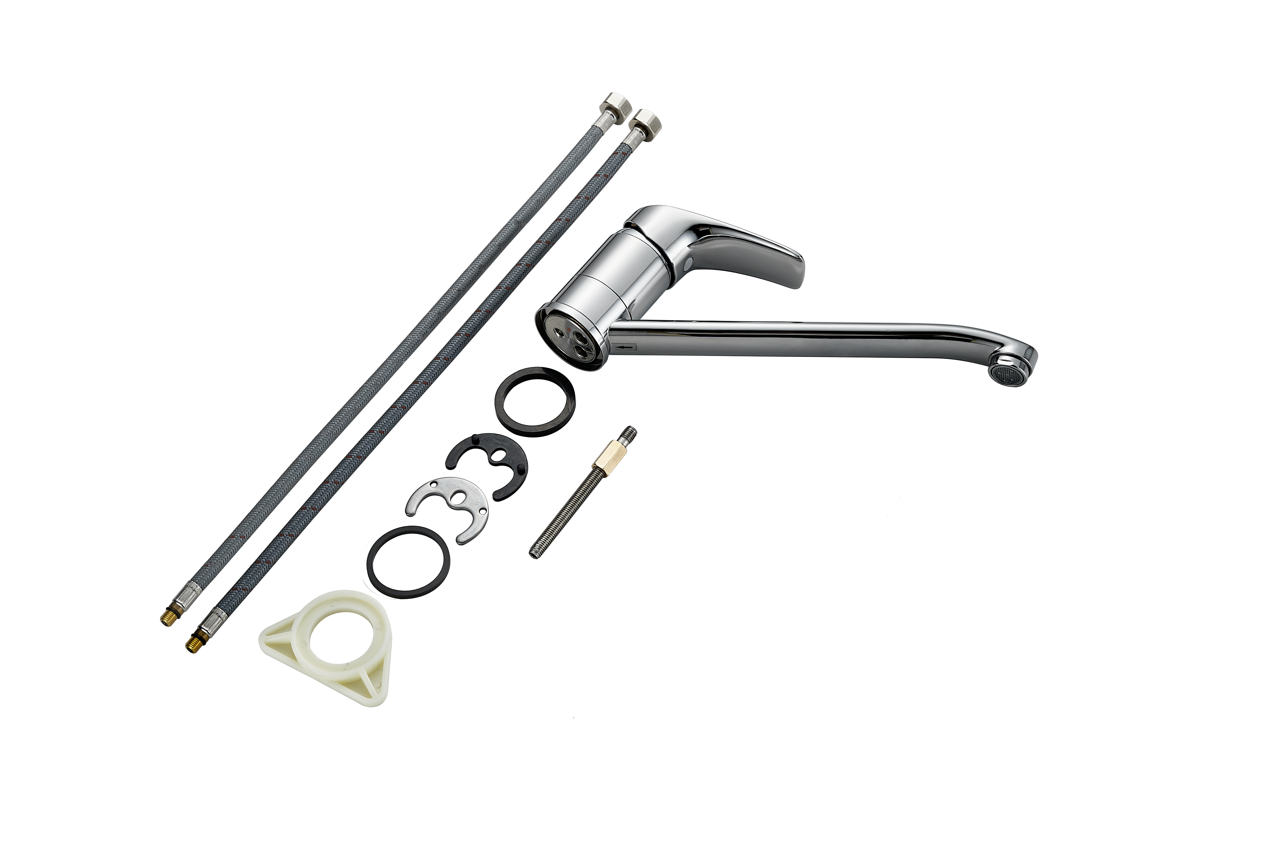 Mitigeur de cuisine chrome, Essential, DELINIA - 7