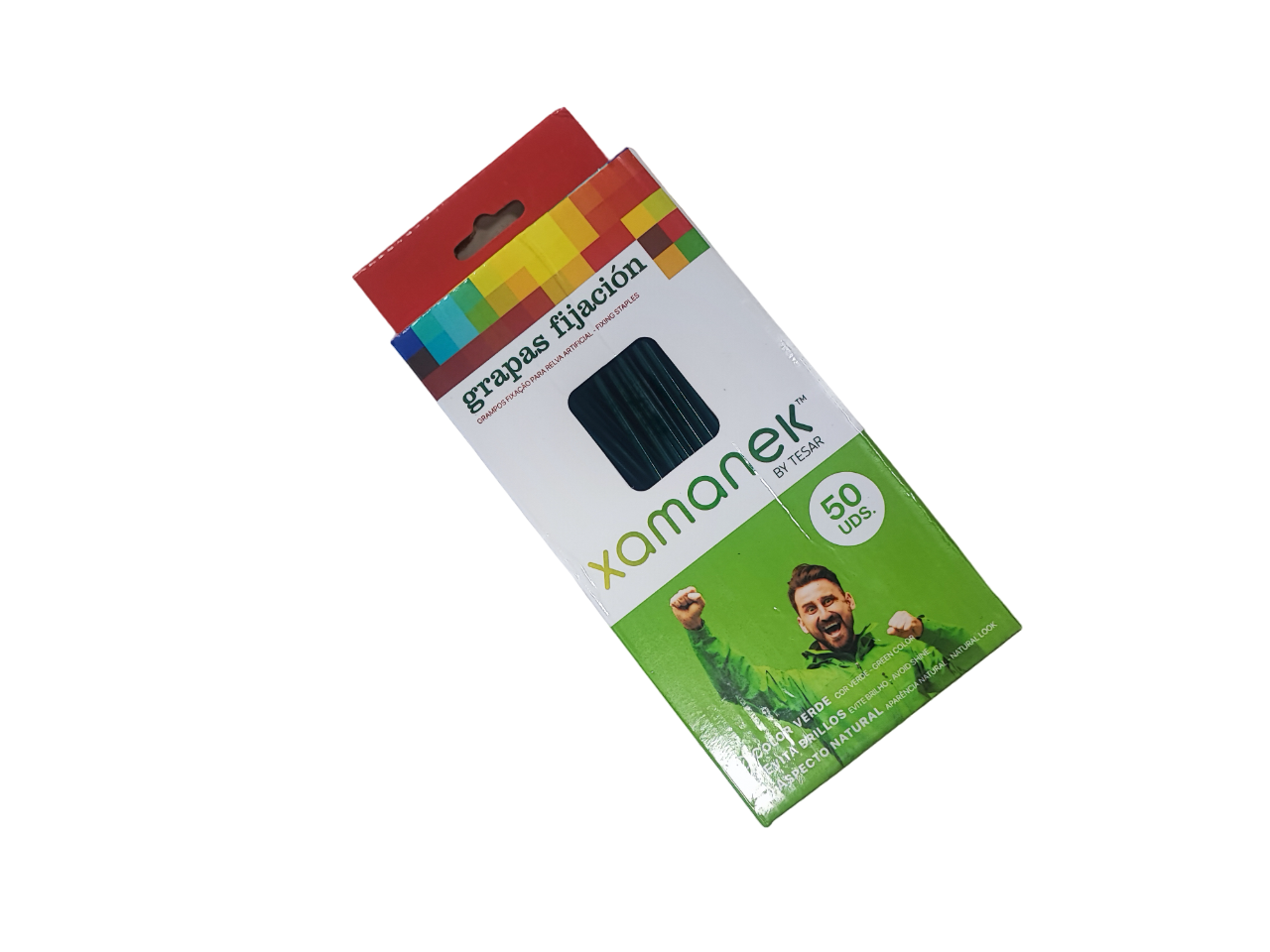 50 Ganchos de união para relva artificial verde - 2