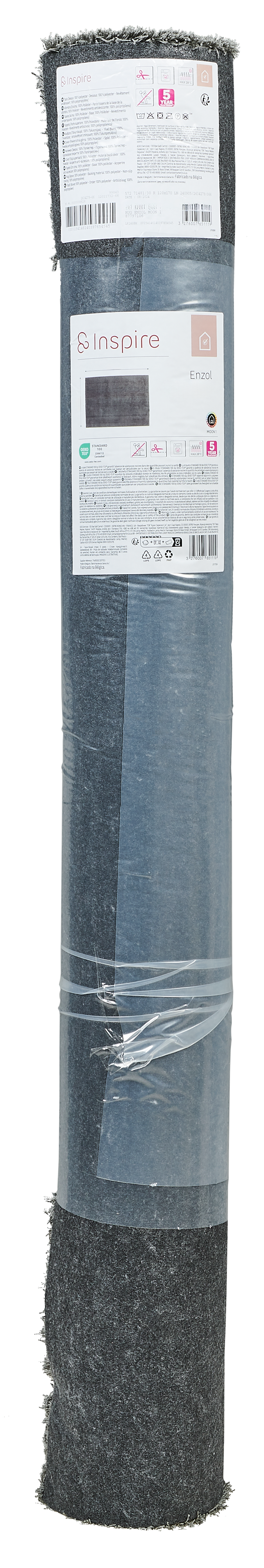 Dywan shaggy Enzol Moon szary 80 x 150 cm Inspire - 14
