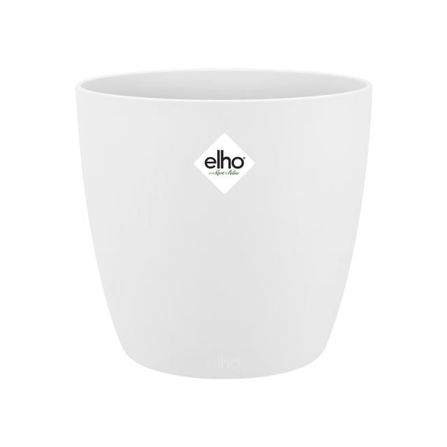 Vaso per piante e fiori Brussels ELHO in polipropilene bianco H 23.2 cm