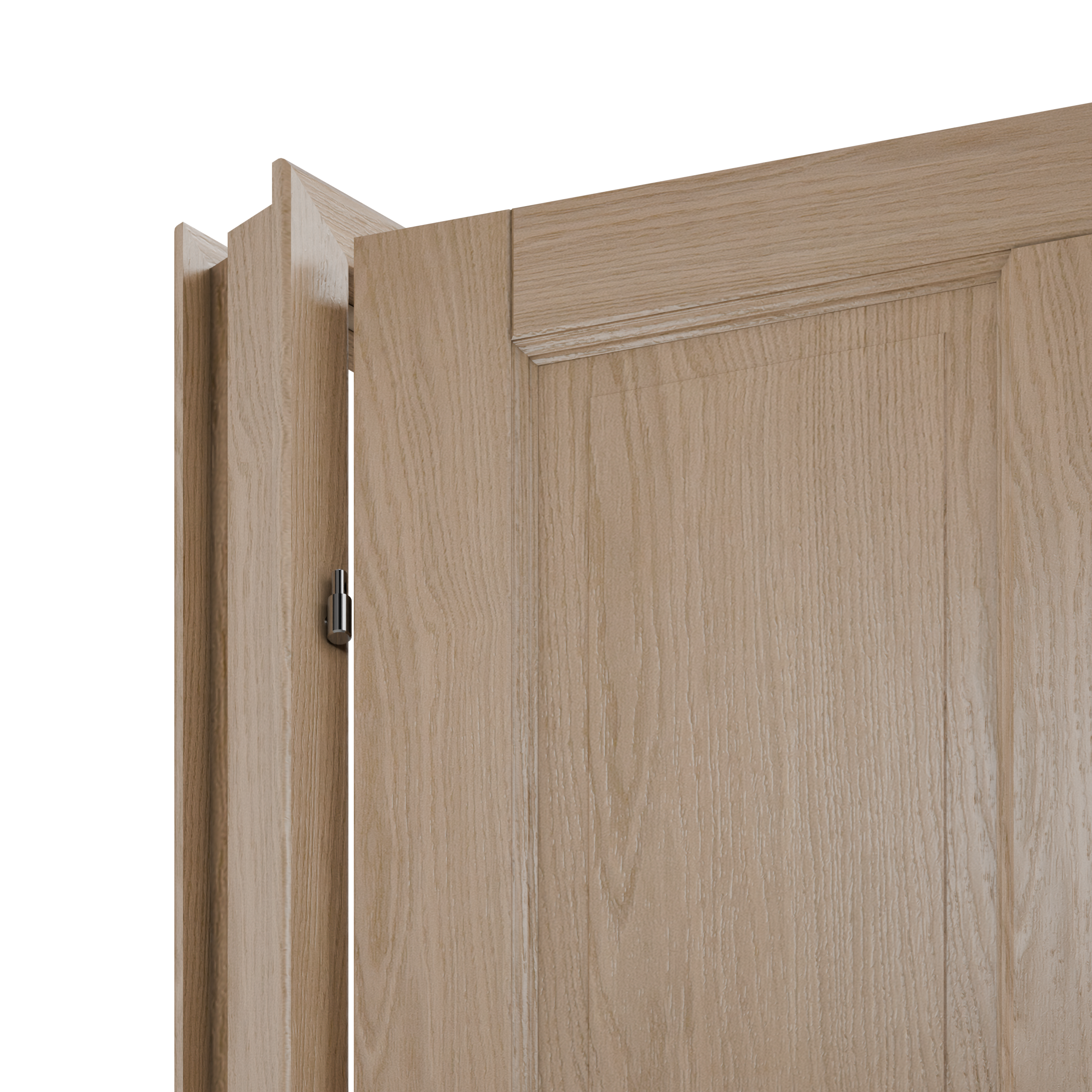 Bloc-porte fin de chantier Mila chêne, H.204 x l.73cm, poussant droit - 6