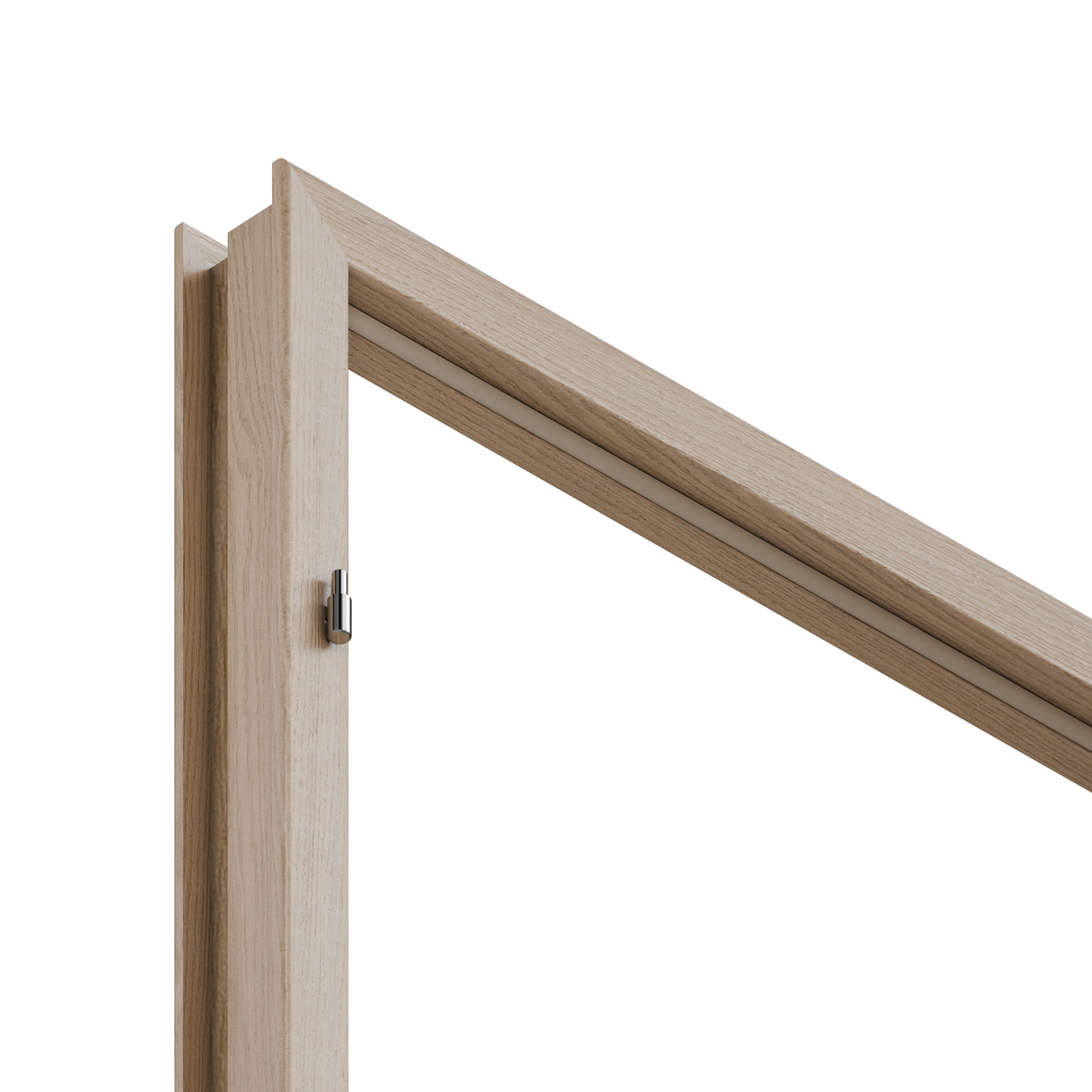 Bloc-porte fin de chantier Mila chêne, H.204 x l.73cm, poussant droit - 8