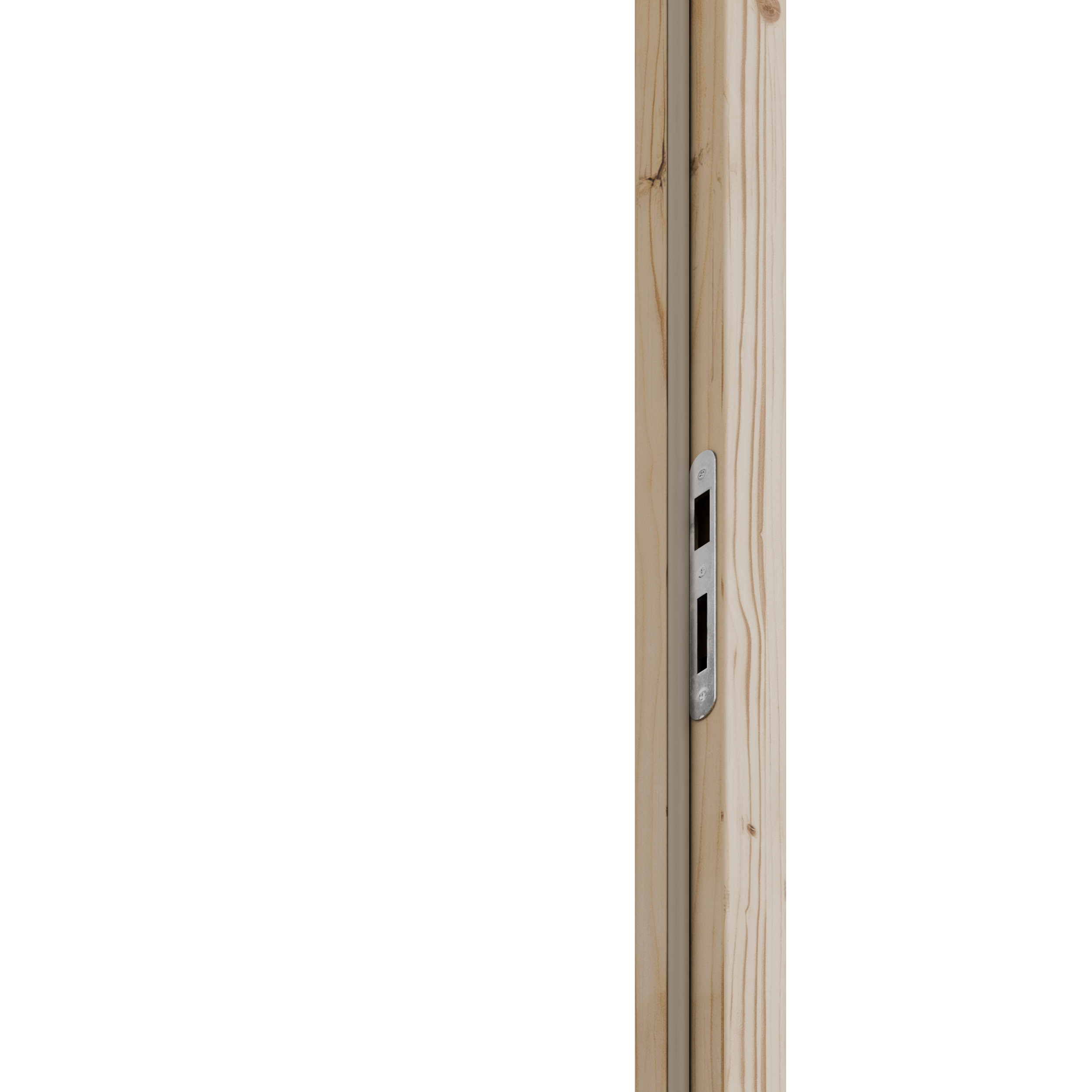 Bloc-porte fin de chantier Mila épicéa, H.204 x l.73cm, poussant droit - 6
