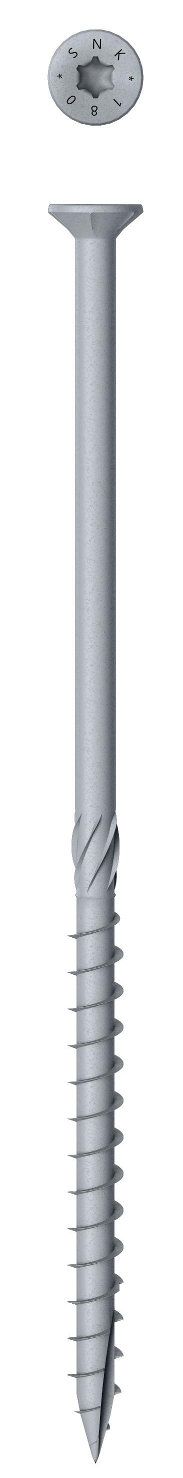 100ud tornillo unión viga madera 6x120