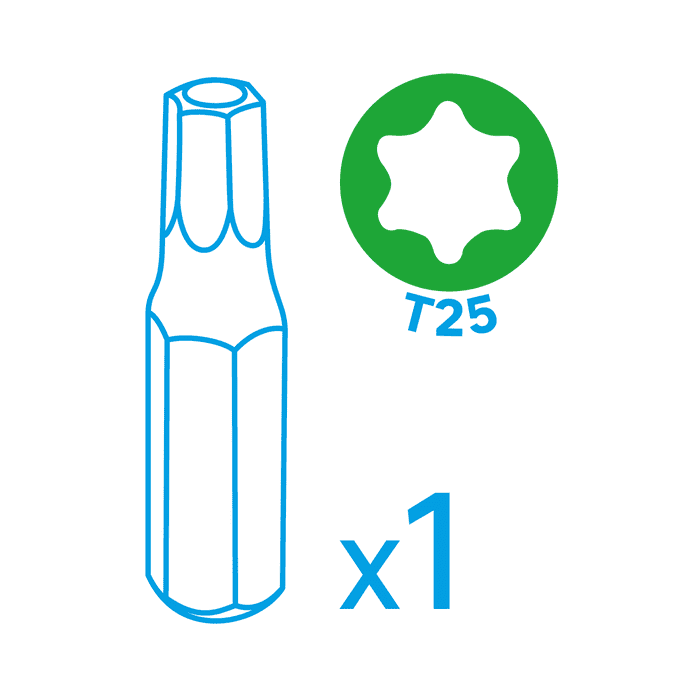 ponta Torx T25