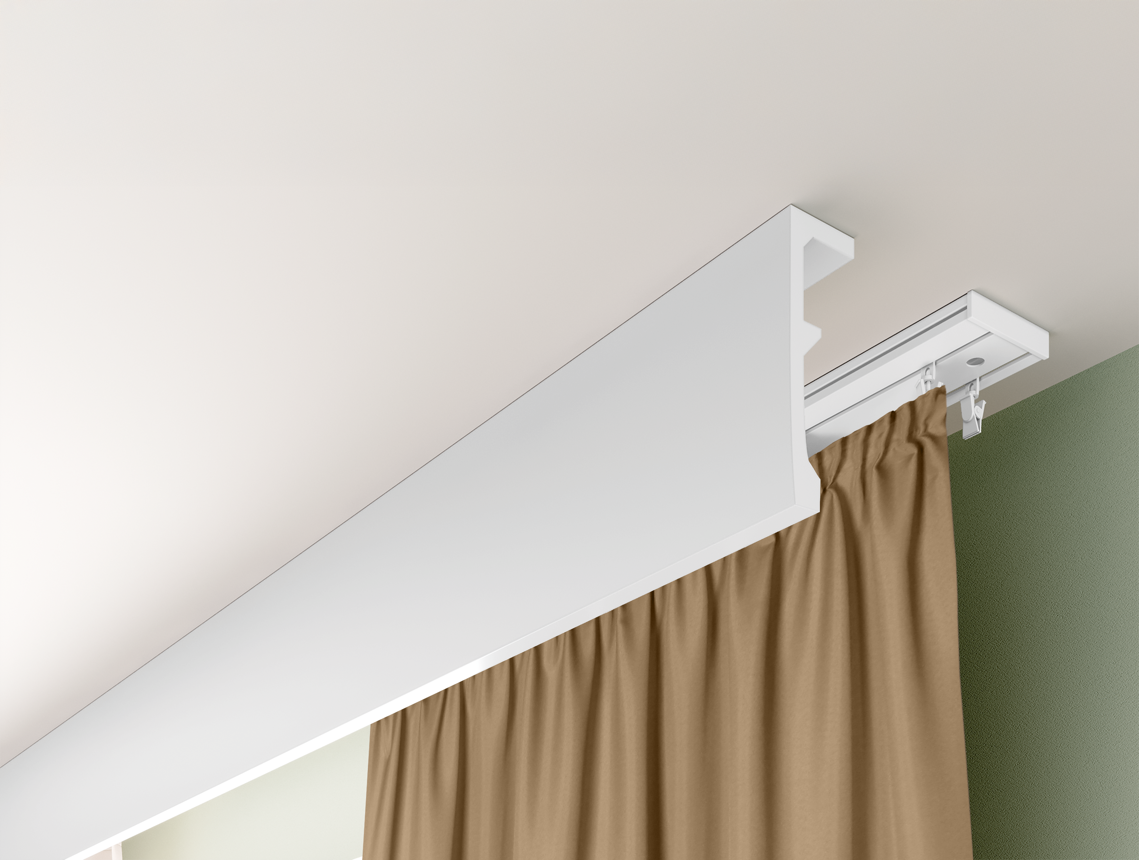 Listwa karniszowa LK-1 do LED z polimeru 10 x 200 cm DMS - 2