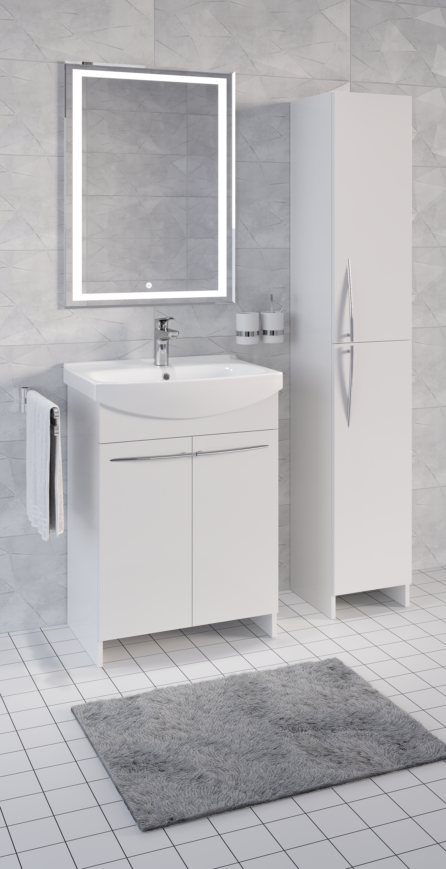 Zestaw szafka z umywalką Arsena 60.5 Cersanit - 2