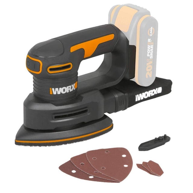 Ponceuse Sans Fil Batterie 2Ah Ponceuse Triangulaire 20V X
