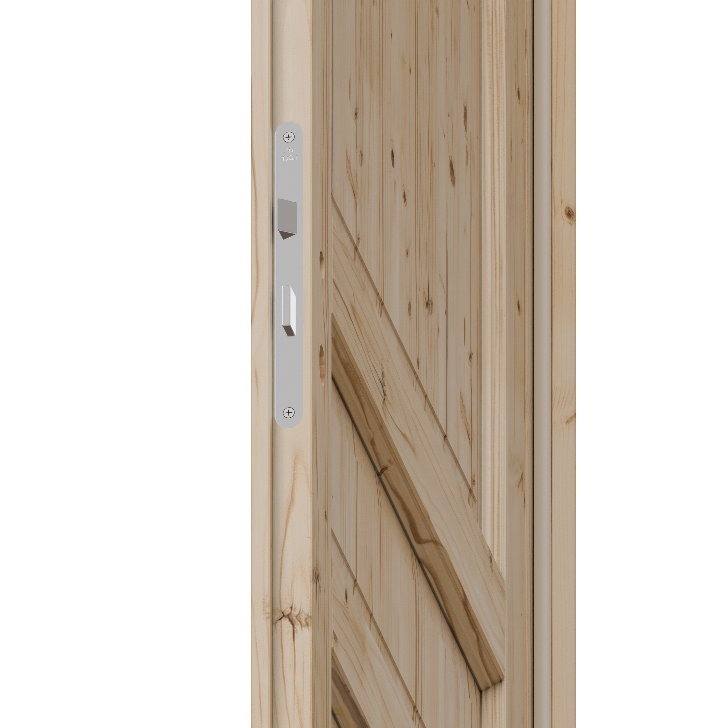 Bloc-porte fin de chantier Rosalie épicéa, H.204 x l.83 cm, poussant droit - 7