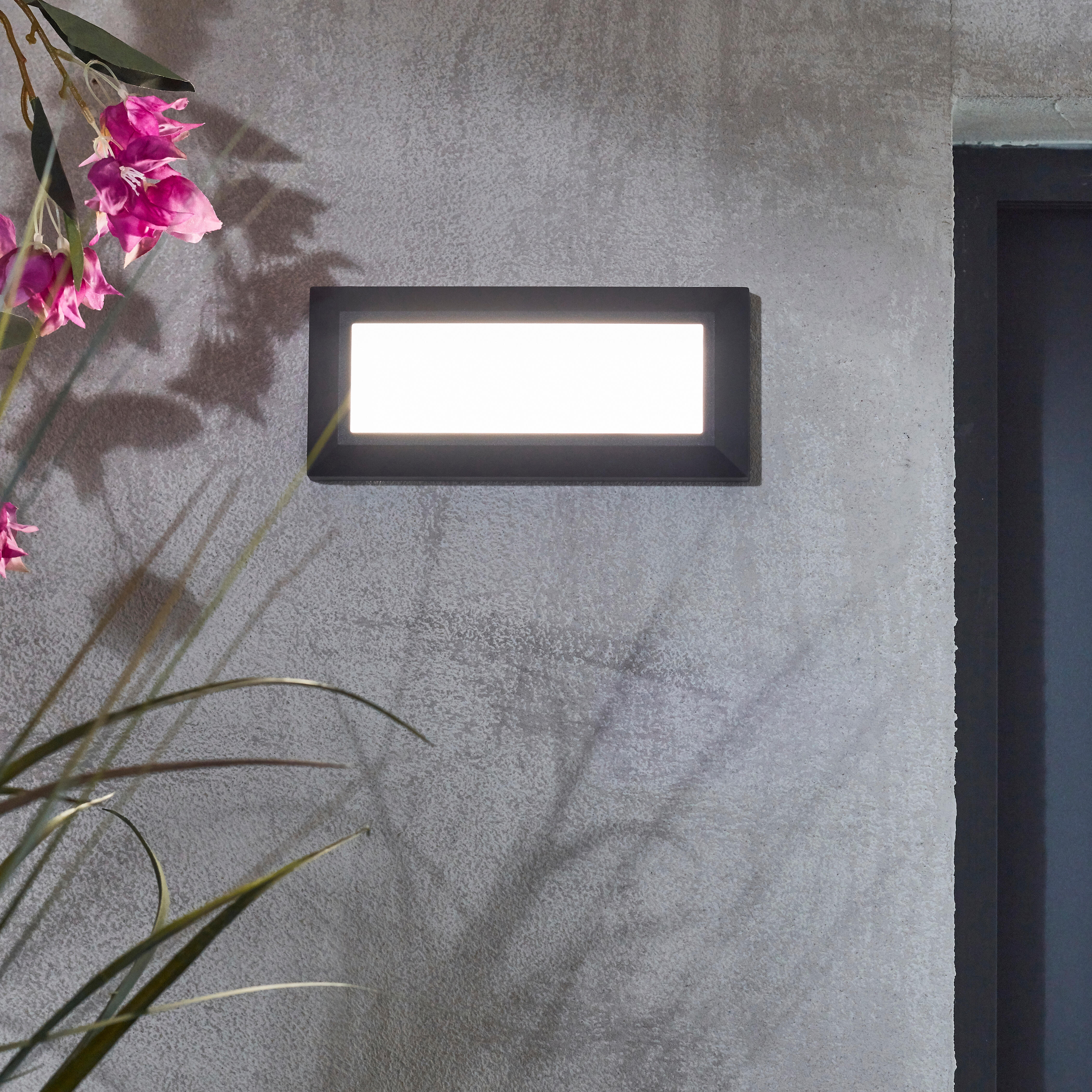 Applique LED extérieure Bronson 23cm 1410 lumens blanc neutre, gris INSPIRE - 2