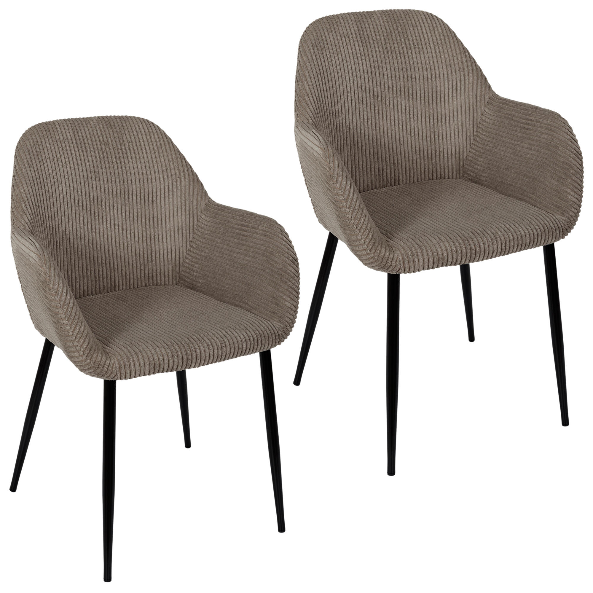 Set de 2 sillas scott taupé