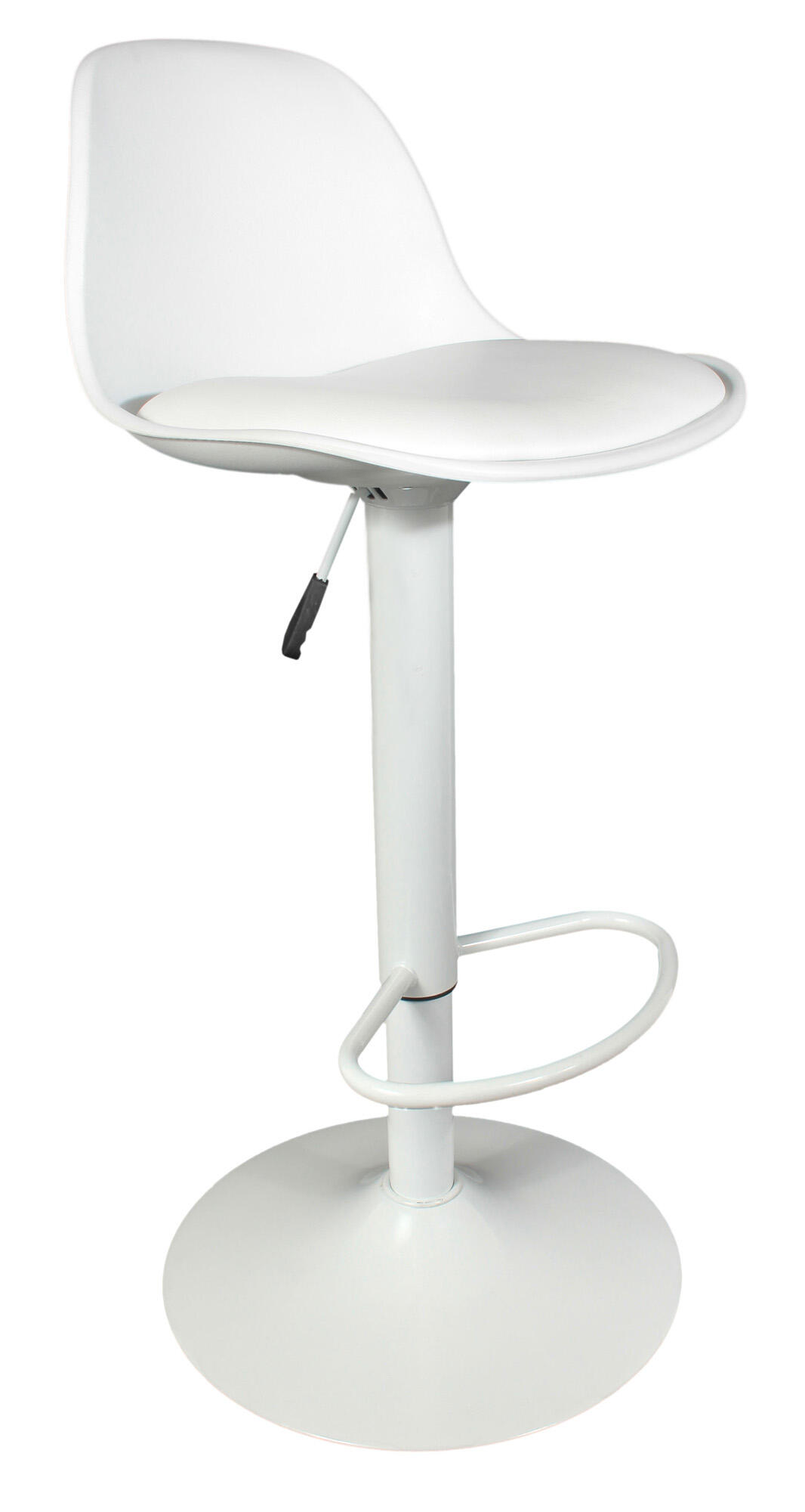 Banco de bar acolchoado 2 unidades ajustável 83 a 104 cm branco The Home Deco Factoy Isak - 2