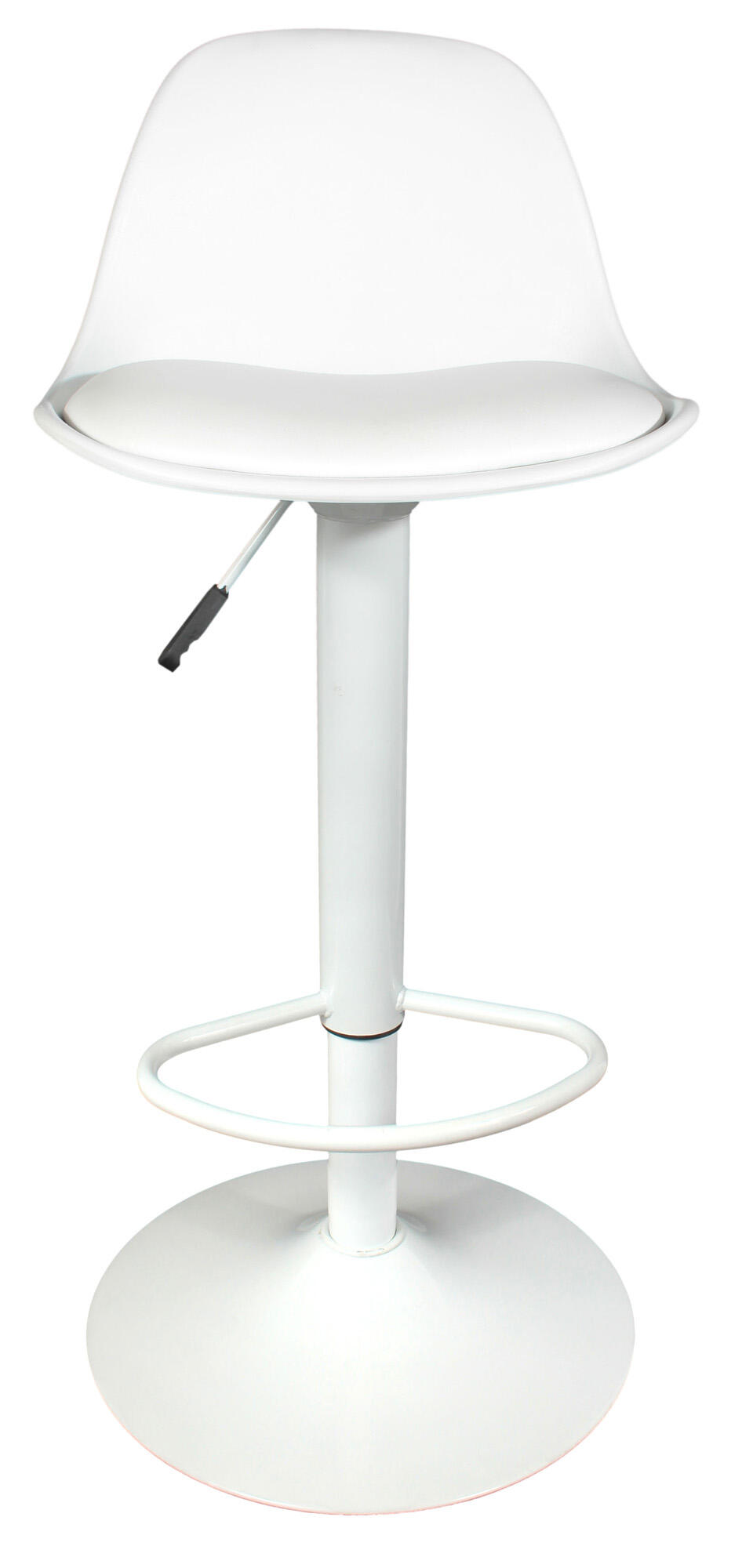 Banco de bar acolchoado 2 unidades ajustável 83 a 104 cm branco The Home Deco Factoy Isak - 3