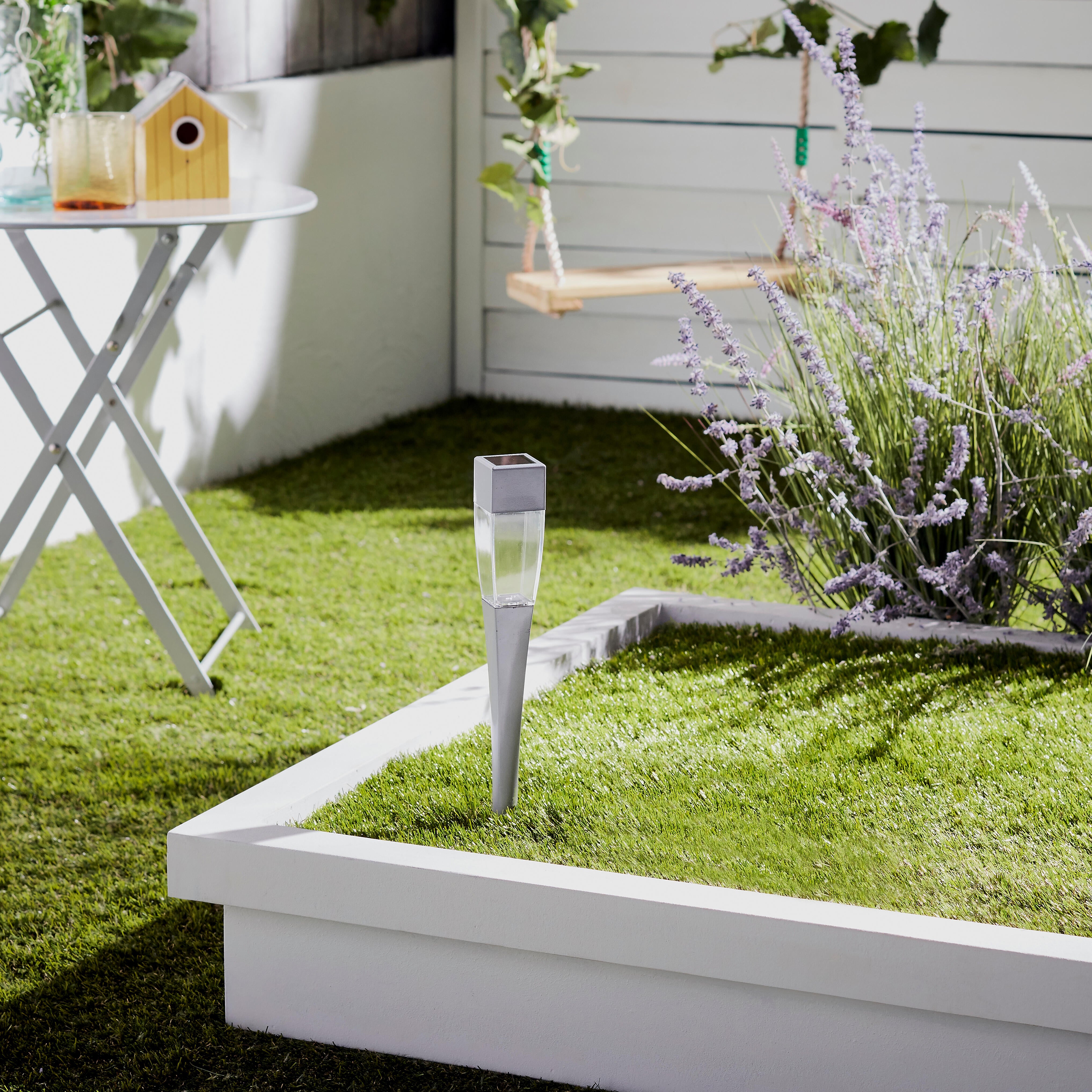 Baliza solarar Lecanto 6500K ip44 prateado Inspire - 4