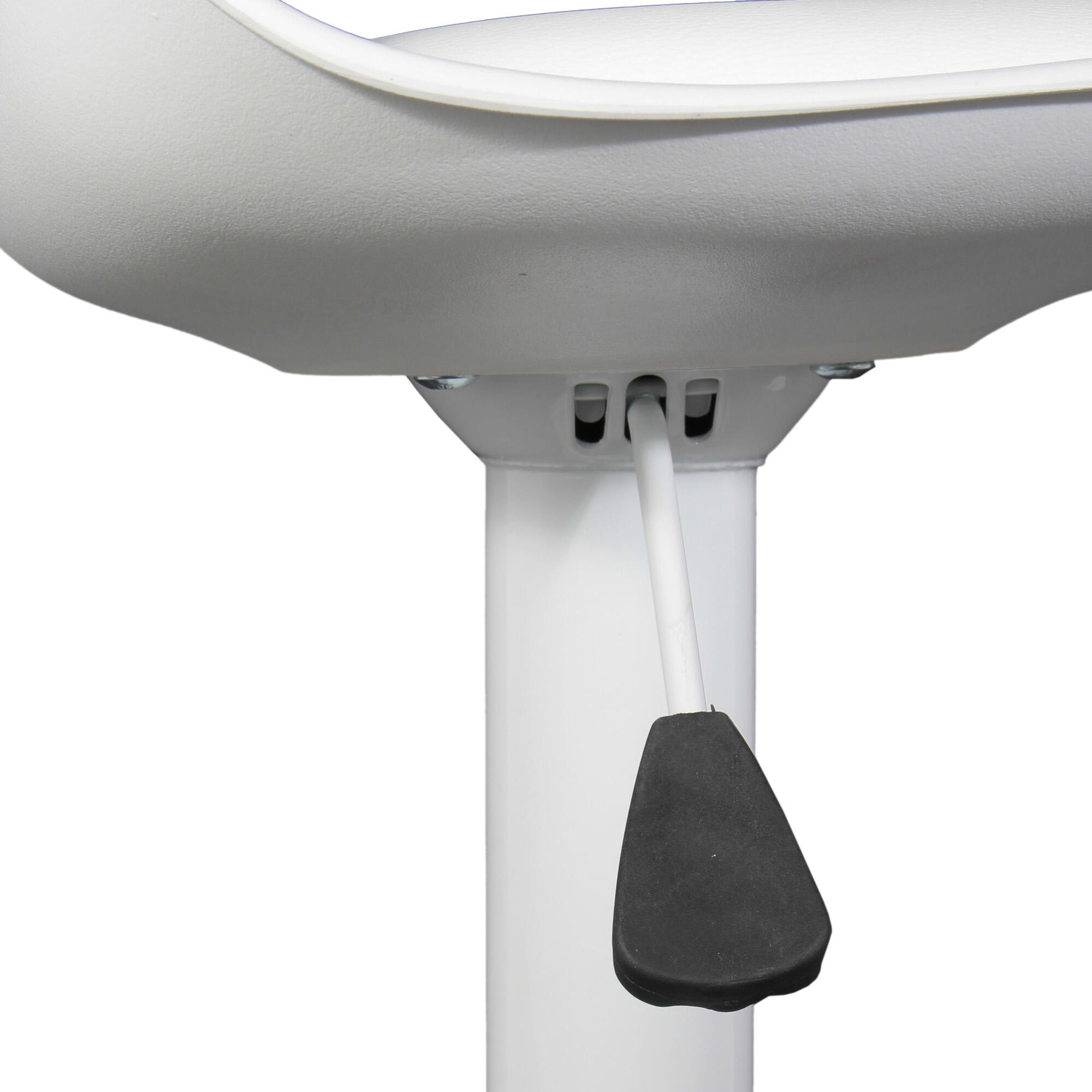 Banco de bar acolchoado 2 unidades ajustável 83 a 104 cm branco The Home Deco Factoy Isak - 7