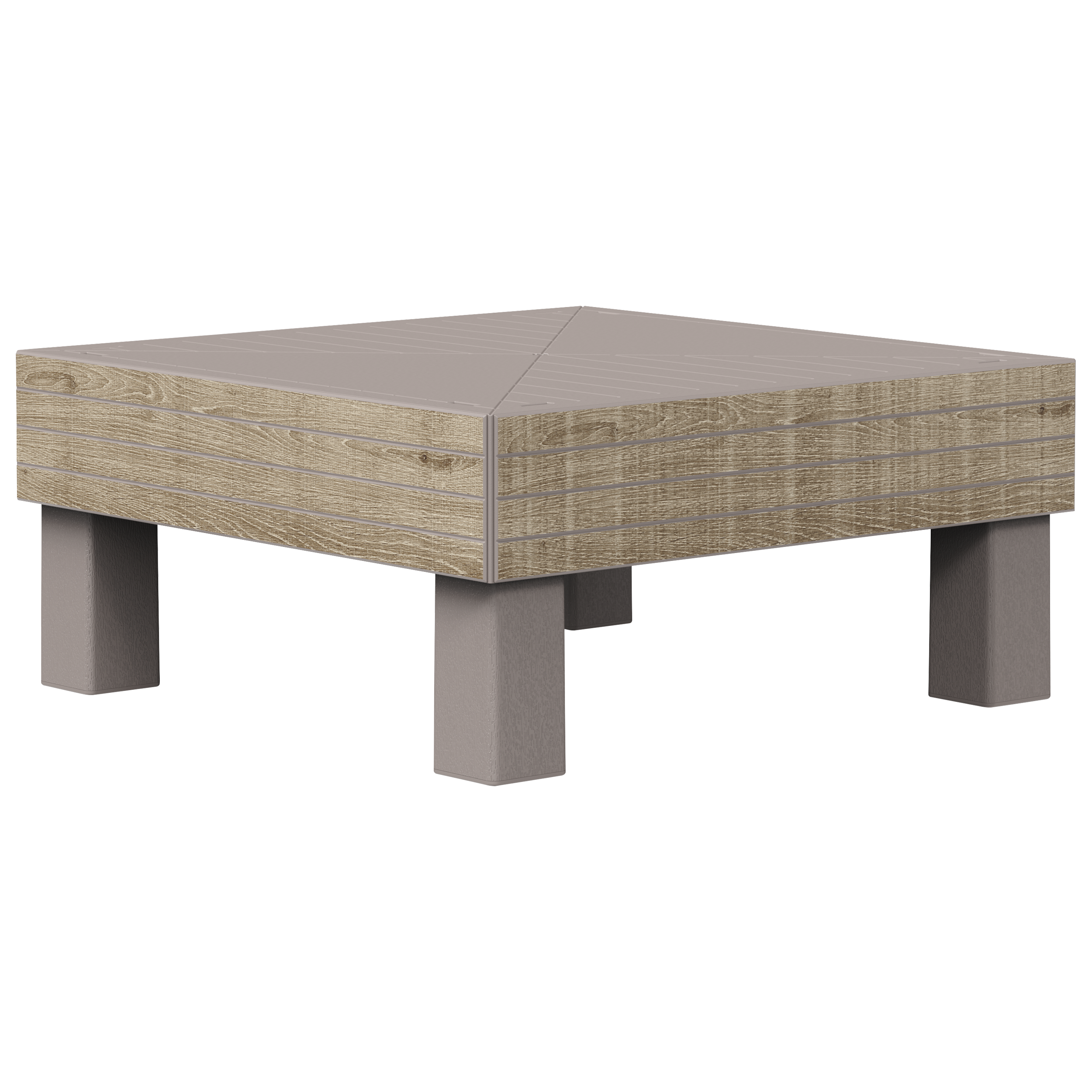 Stolik ogrodowy Ashwood 65x65x29 cm antracytowy Keter