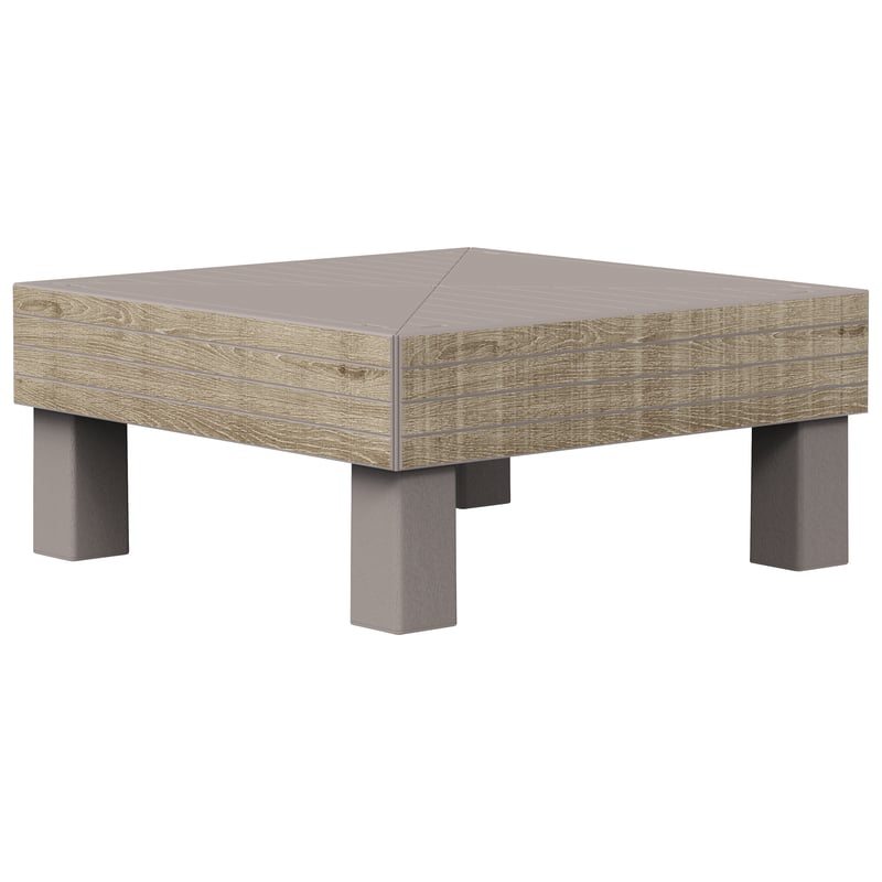 Stolik ogrodowy Ashwood 65x65x29 cm antracytowy Keter