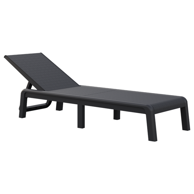 Leżak ogrodowy Mallorca plastikowy grafitowy Keter
