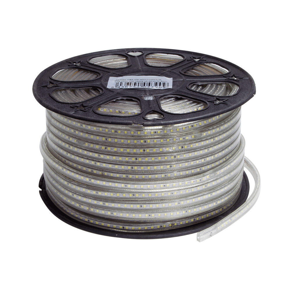 Tira LED por metro 220-240V ALVERLAMP IP65 apto para exteriores 1224 lm luz blanco cálido 2700K corte c/5cm - 2