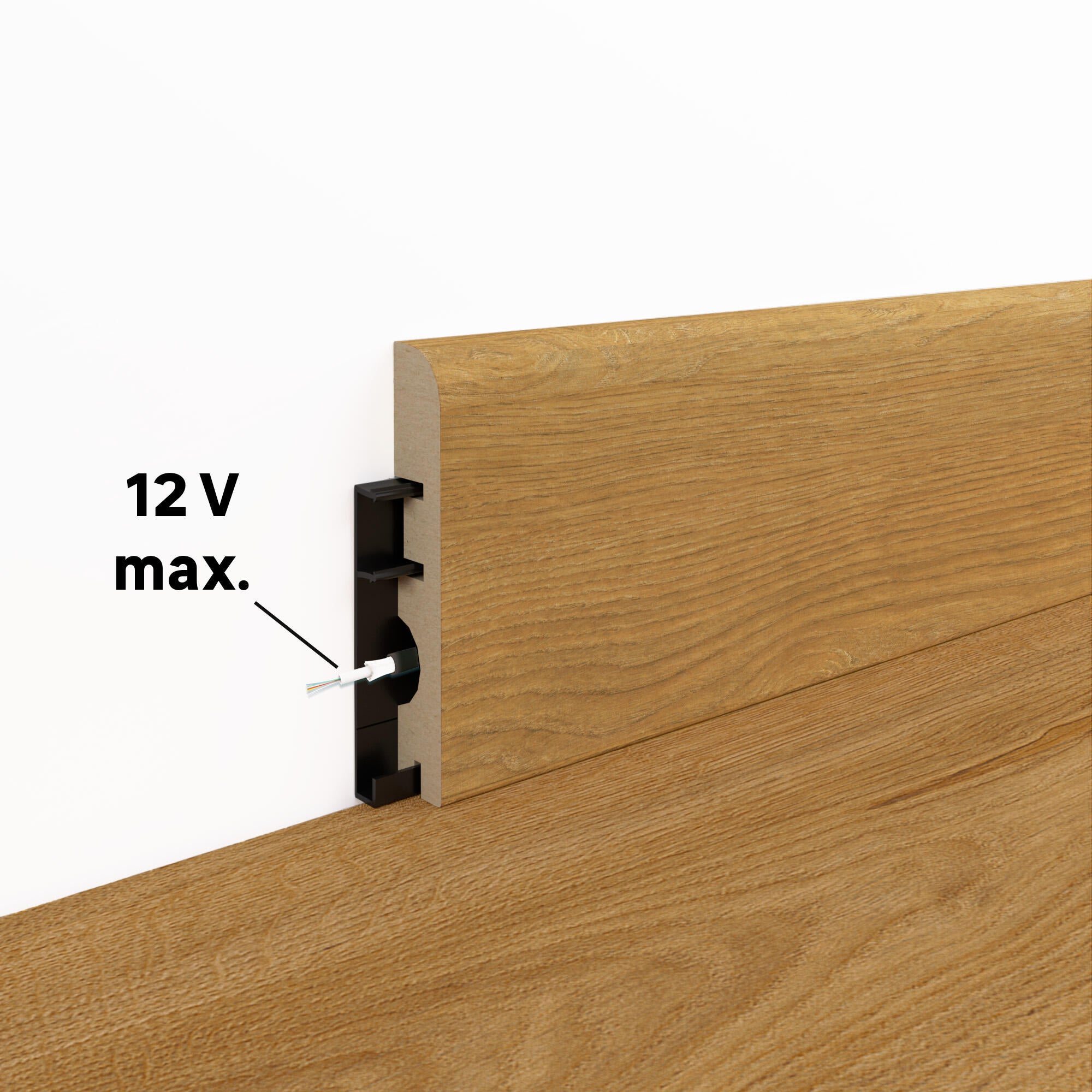 Plinthe mdf, décor Honey, H. 7.8, Ep.14 mm ARTENS - 5