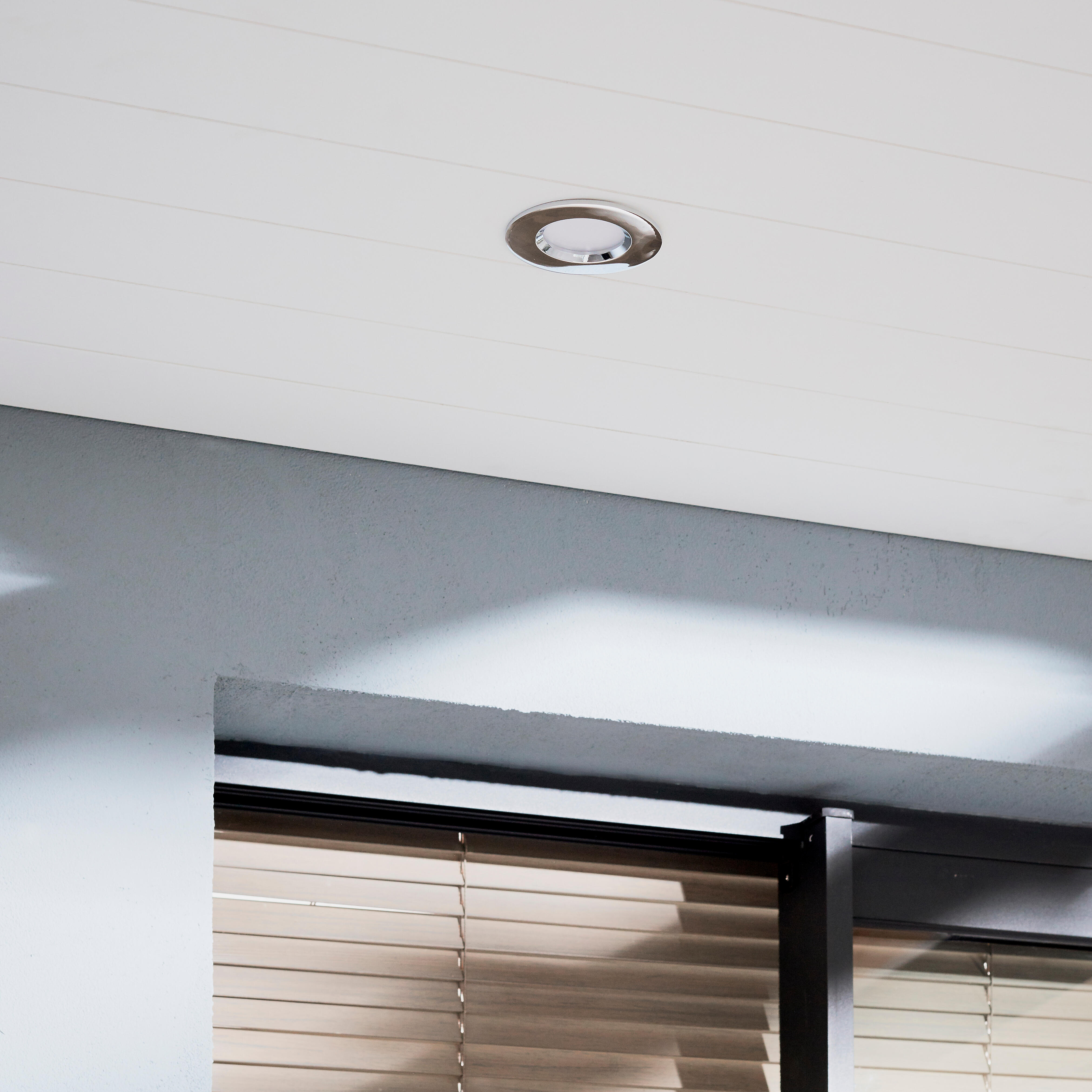 Spot extérieur à encastrer LED Roski, Diam. 8.5 cm 600 Lumen chrome INSPIRE - 2