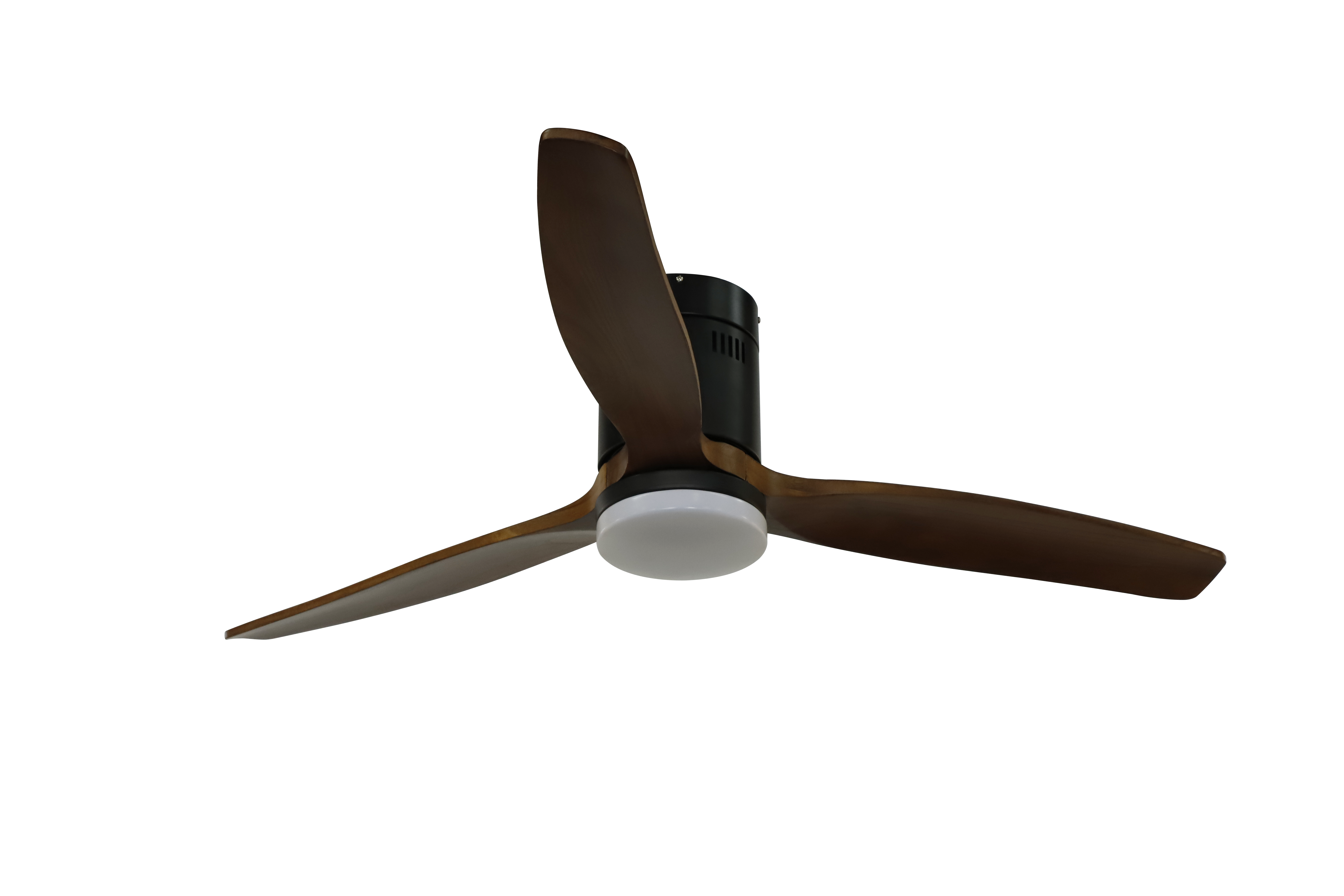 Ventoinha de teto com lâminas com fonte de luz 3 pás 122 CM LED 1800 lm preto 85-858-20-180 - 12