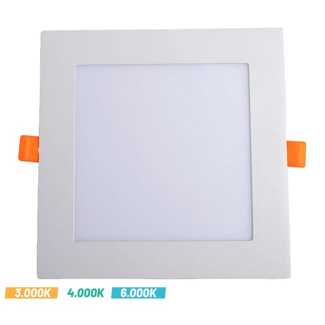 Downlight LED Empotrable ALVERLAMP Blanco Cuadrado 167 Cm 1536 Luz CCT downlight-led-empotrable-alverlamp-blanco-cuadrado-167-cm-1536-luz-cct