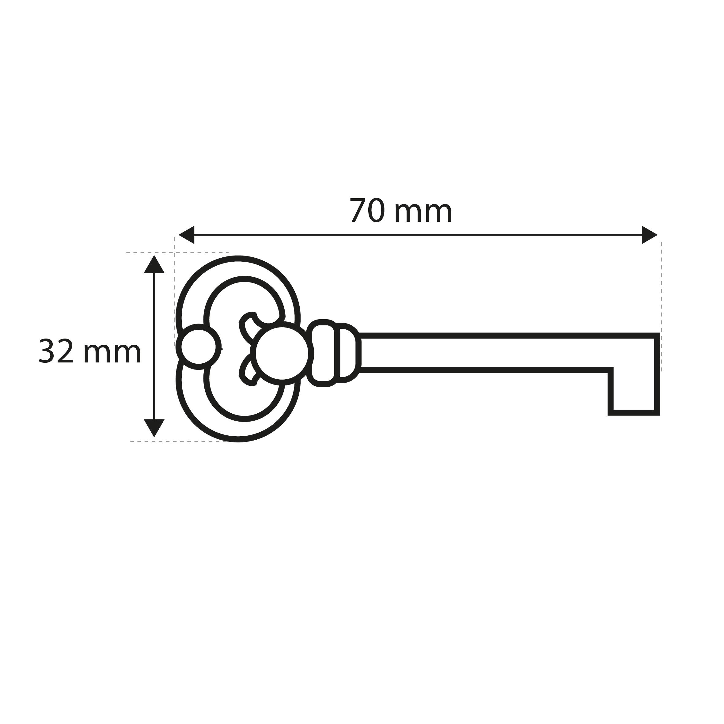 Clé De Montre Ancienne N°7 En Laiton Et Fer - 4 Cm, 2,6 G - Occasion Avec Patine