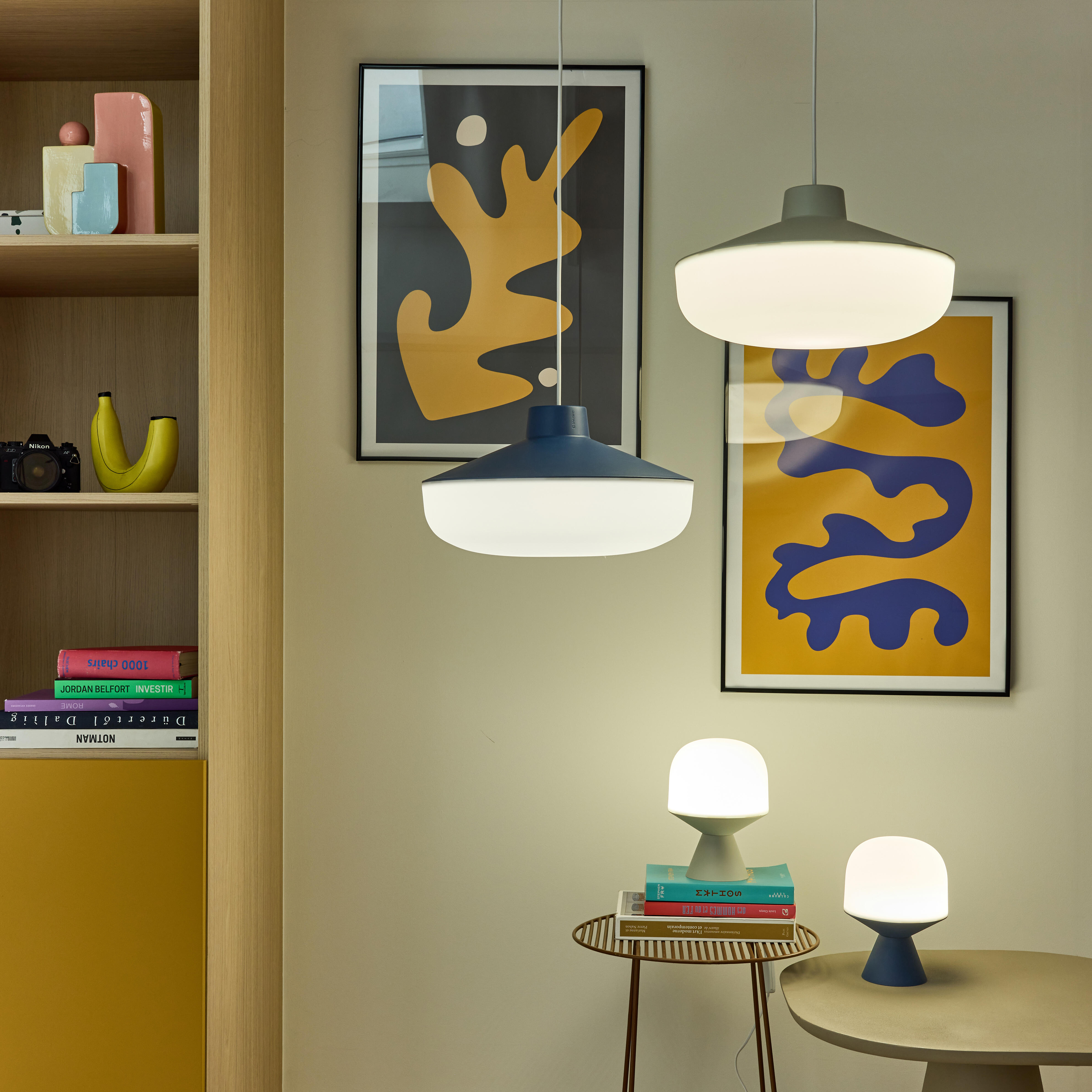 Lampa wisząca Tiga beżowa E27 Inspire - 4