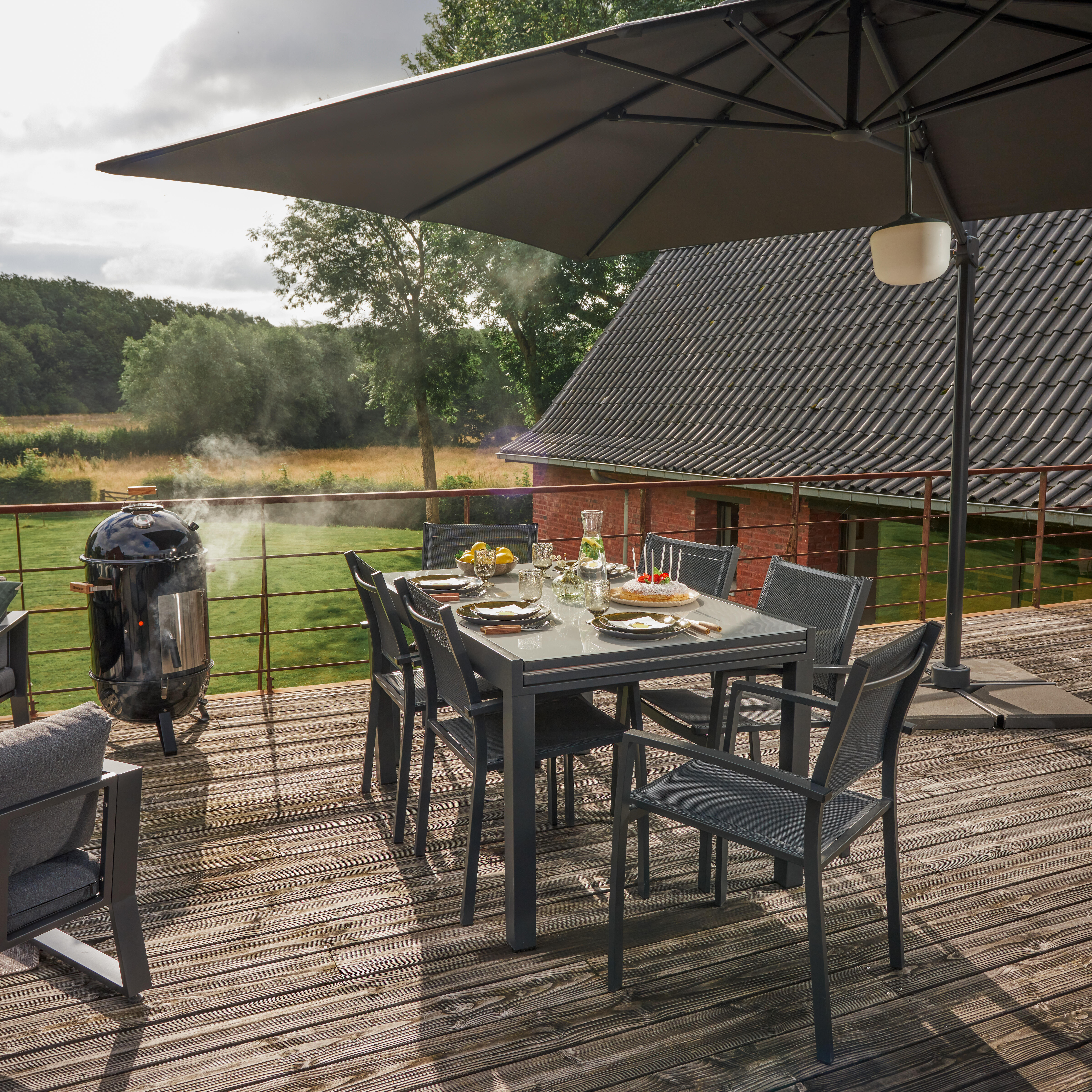 Fauteuil NATERIAL Lyra Beta gris anthracite - 3