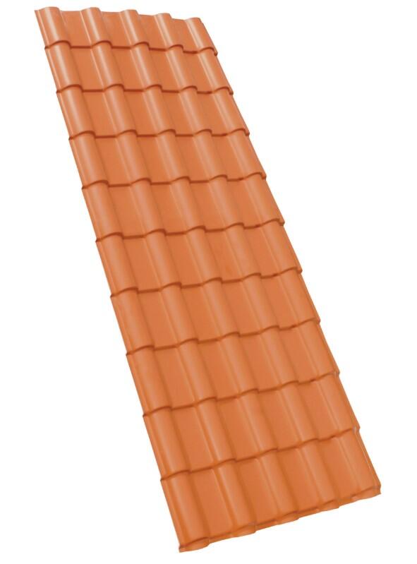 PANNEAU TUILE PVC FRANCIA 2.30x0.78M TERRE NATURELLE