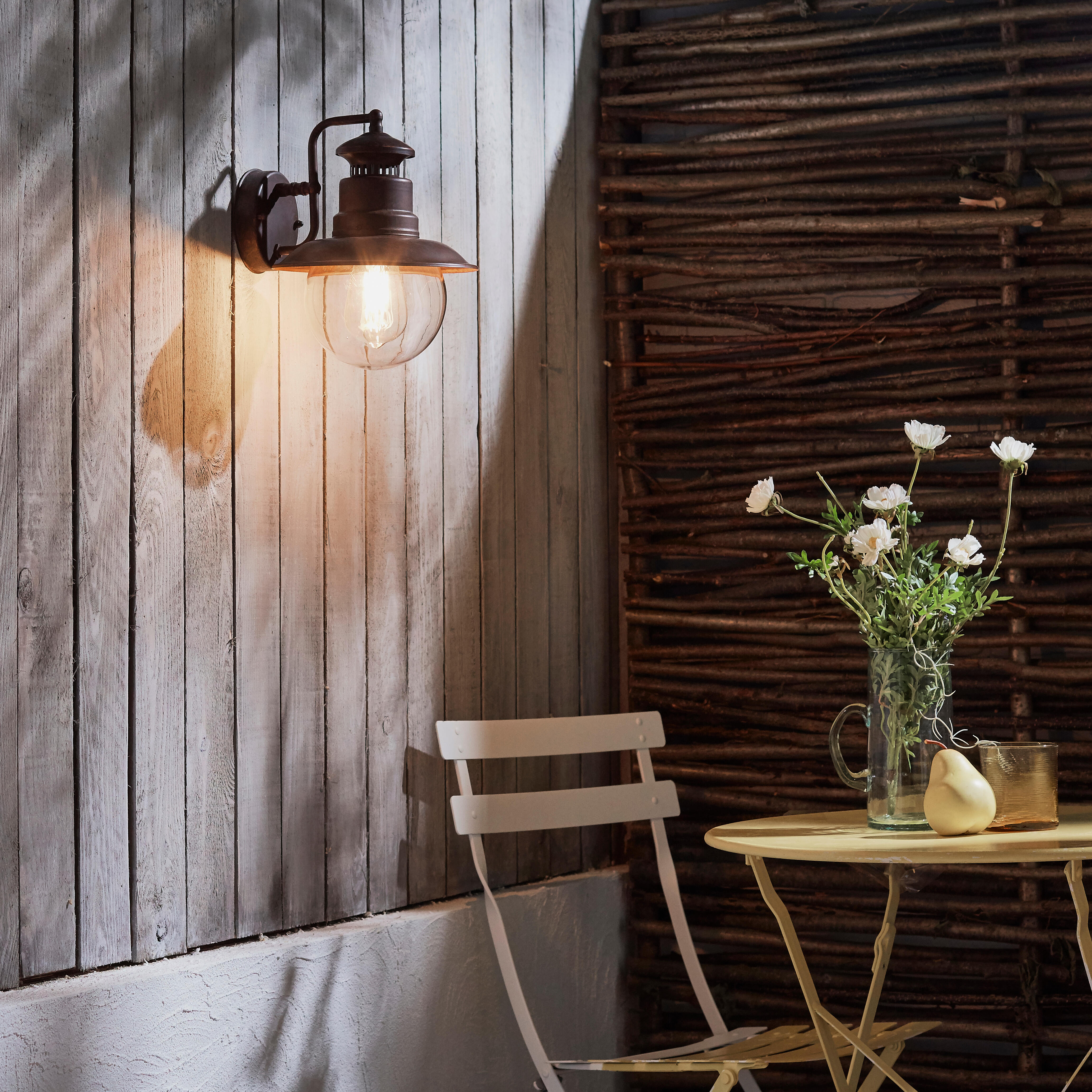 Kinkiet zewnętrzny RUST MARINA IP44 patyna E27 INSPIRE - 7