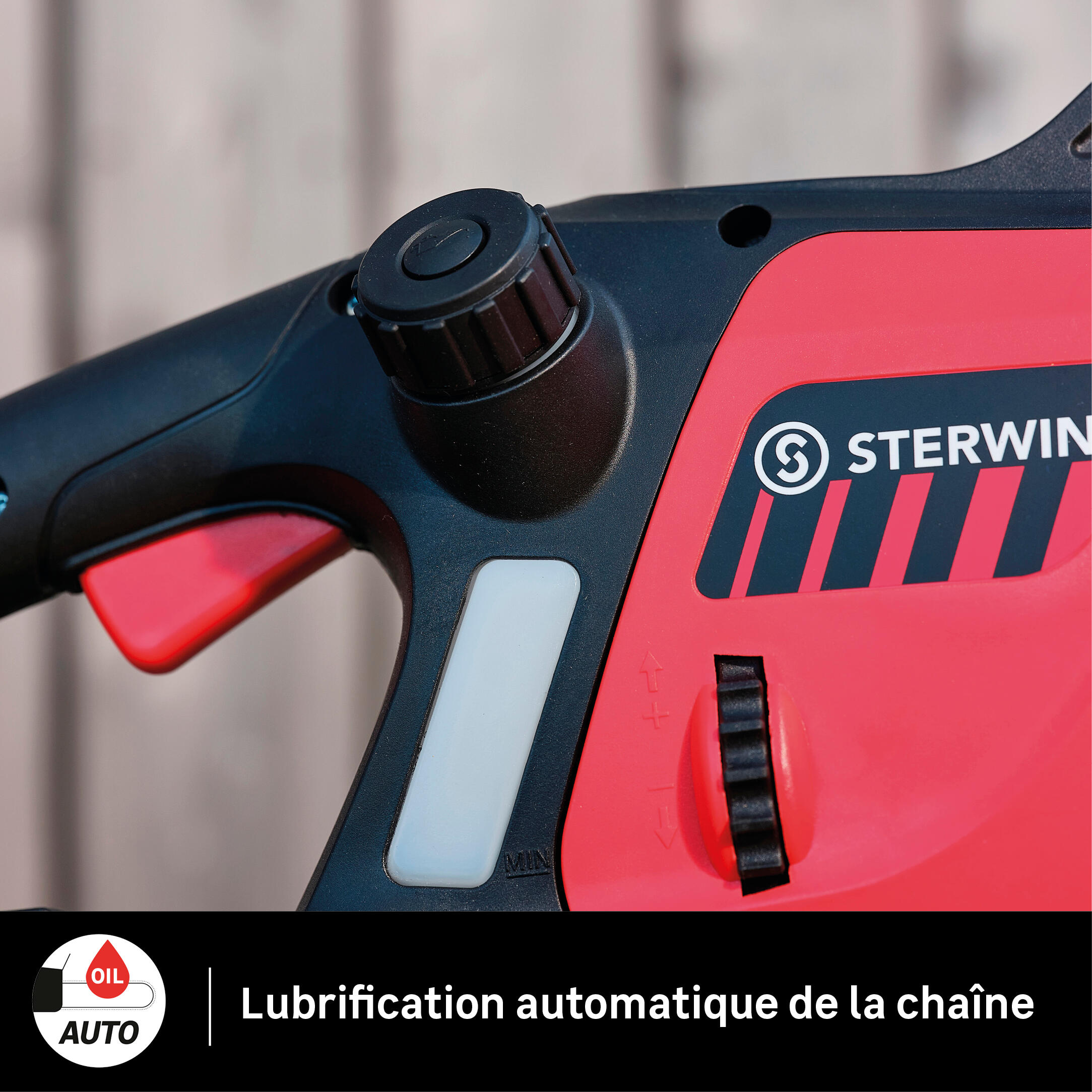 Tronçonneuse électrique STERWINS 2400W, guide de 45 cm - 5