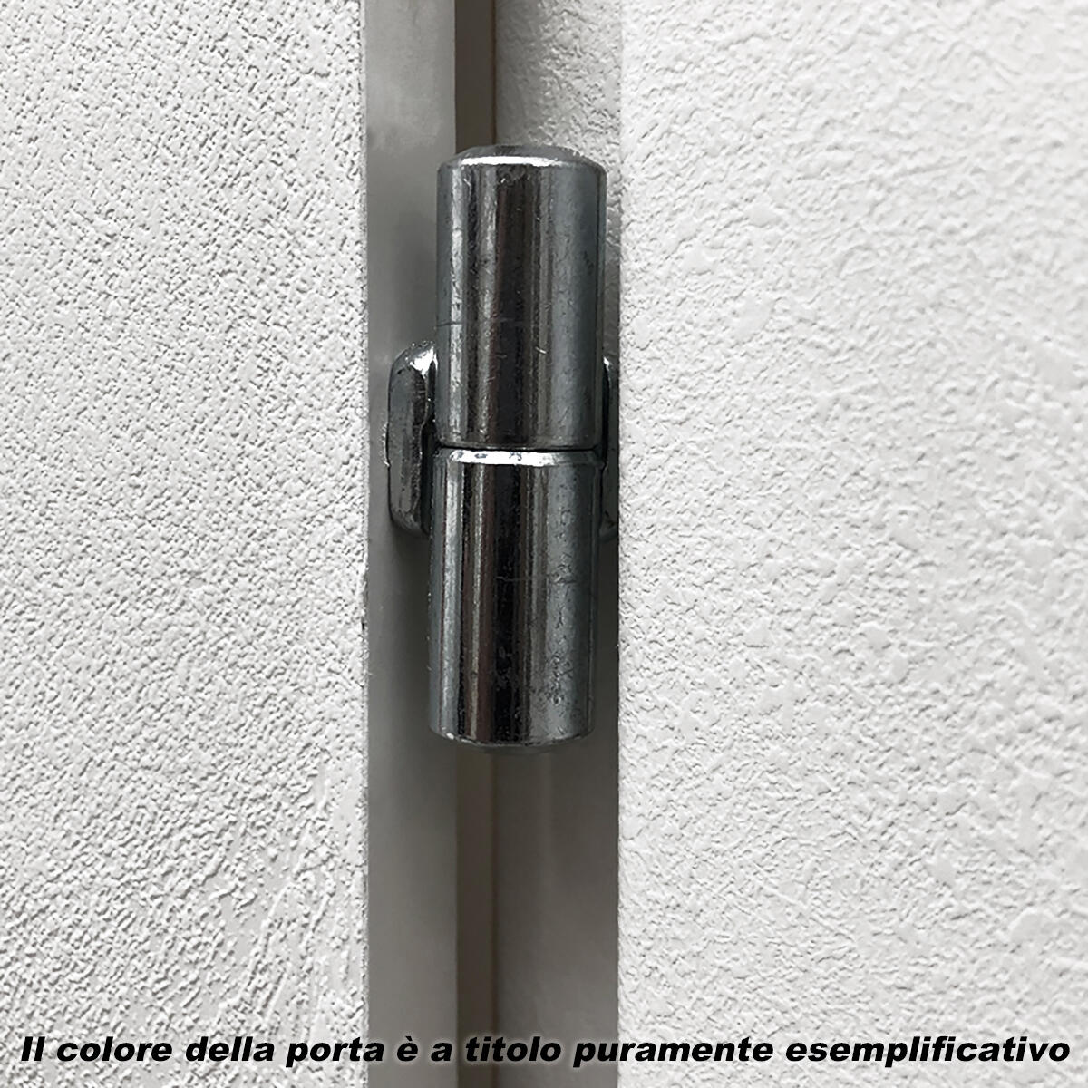 Porta interna a battente in MDF L 70 x H 210 cm, bianca, apertura reversibile SPIDY - 3