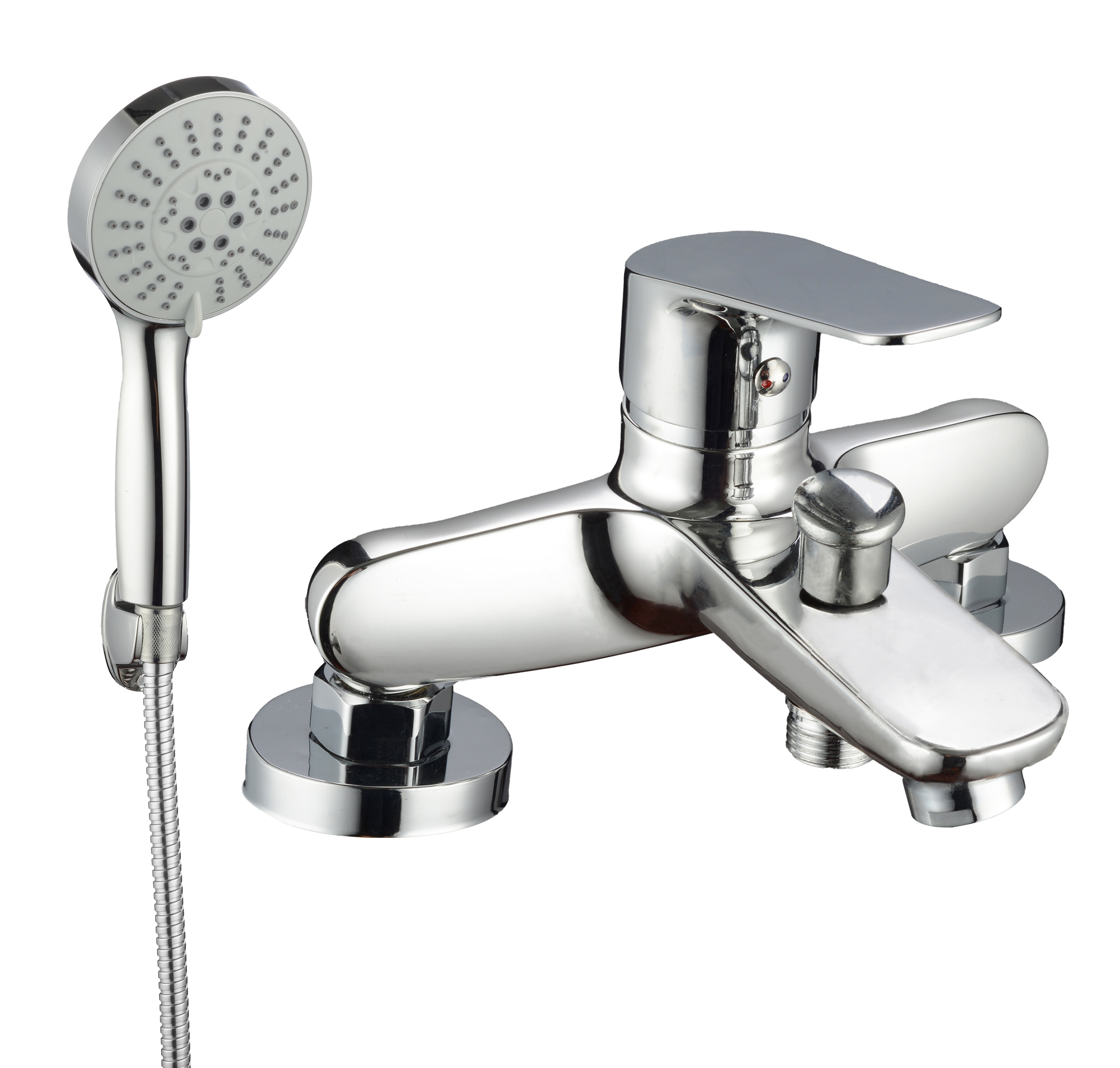 Bateria wannowa chromowana 2-otworowa 9 l/min Sigma 2 Liveno