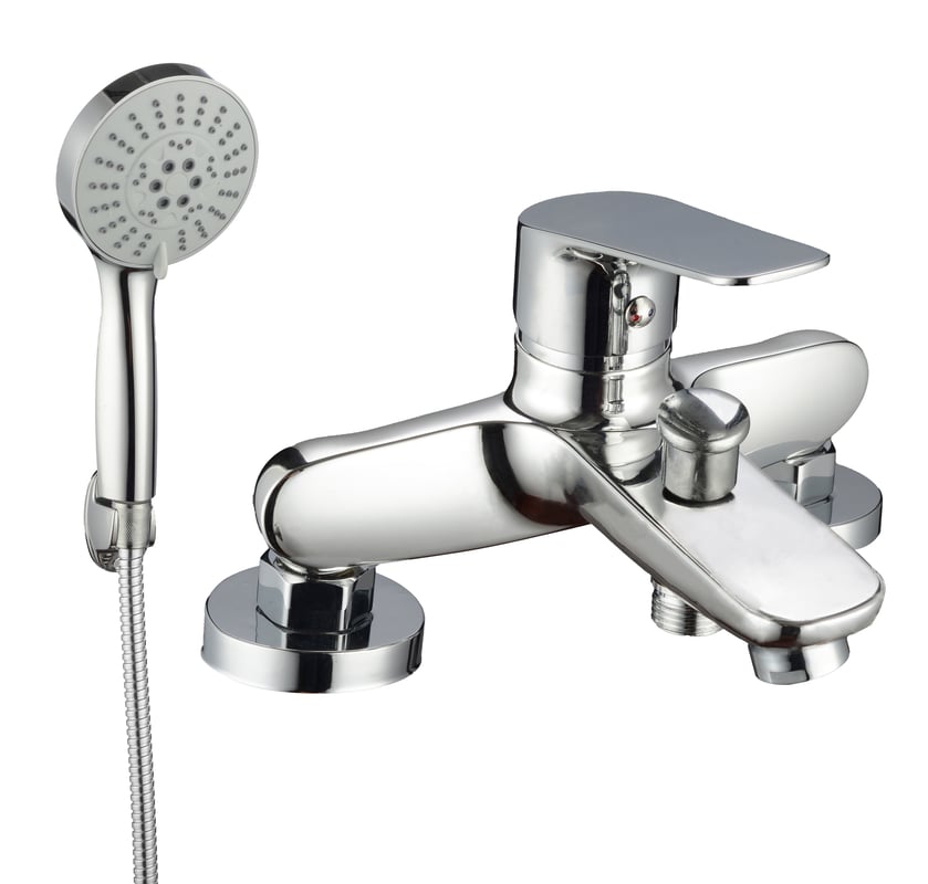 Bateria wannowa chromowana 2-otworowa 9 l/min Sigma 2 Liveno