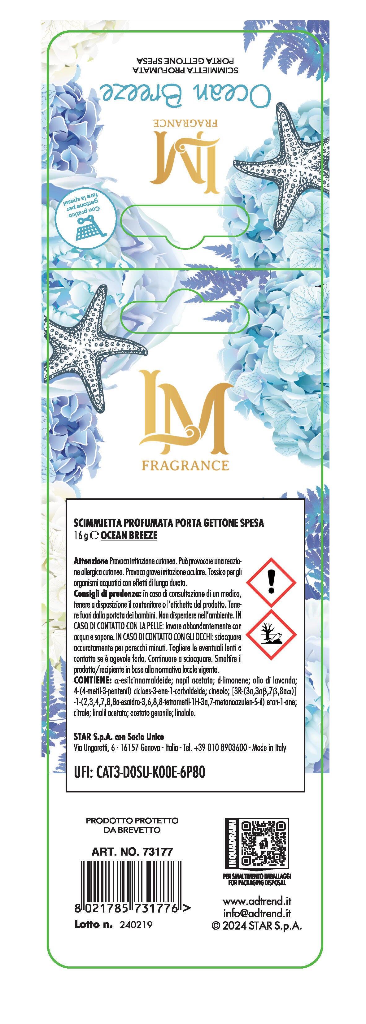 Diffusore muschio,lavanda,peonia,oceano,lemongrass,vaniglia 10 ml - 4