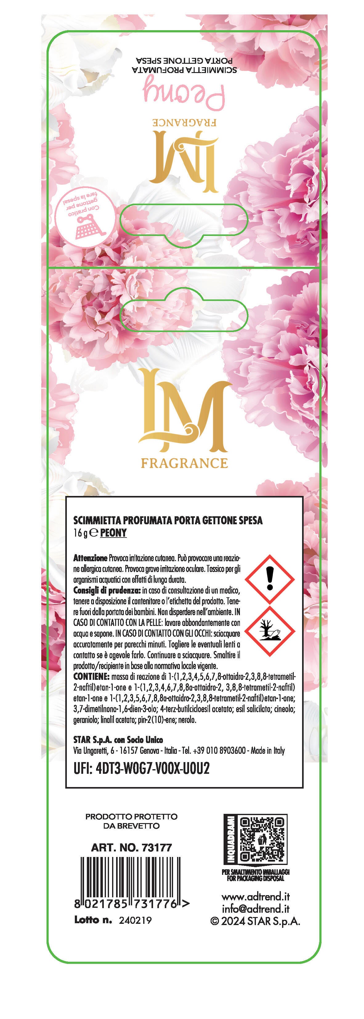 Diffusore muschio,lavanda,peonia,oceano,lemongrass,vaniglia 10 ml - 2